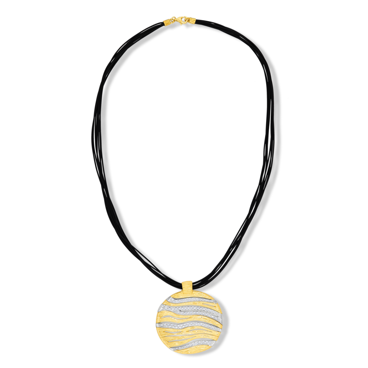 Wave Diamond Pendant