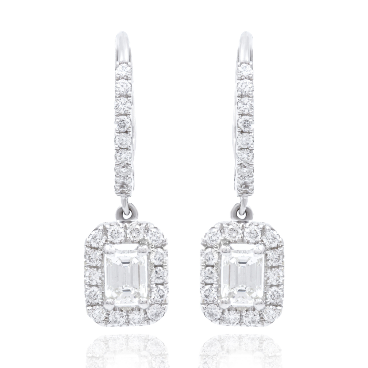 diamond drop earrings