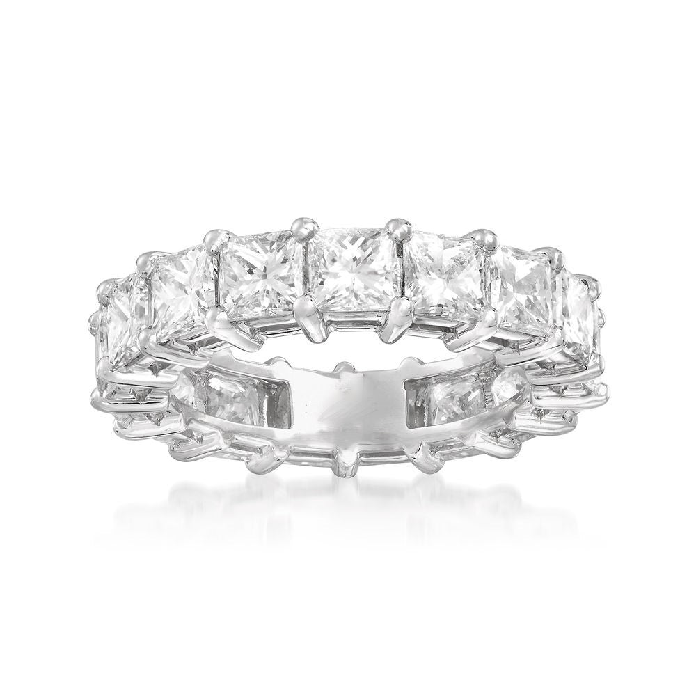 5.70ct Princess Cut Eternity Band