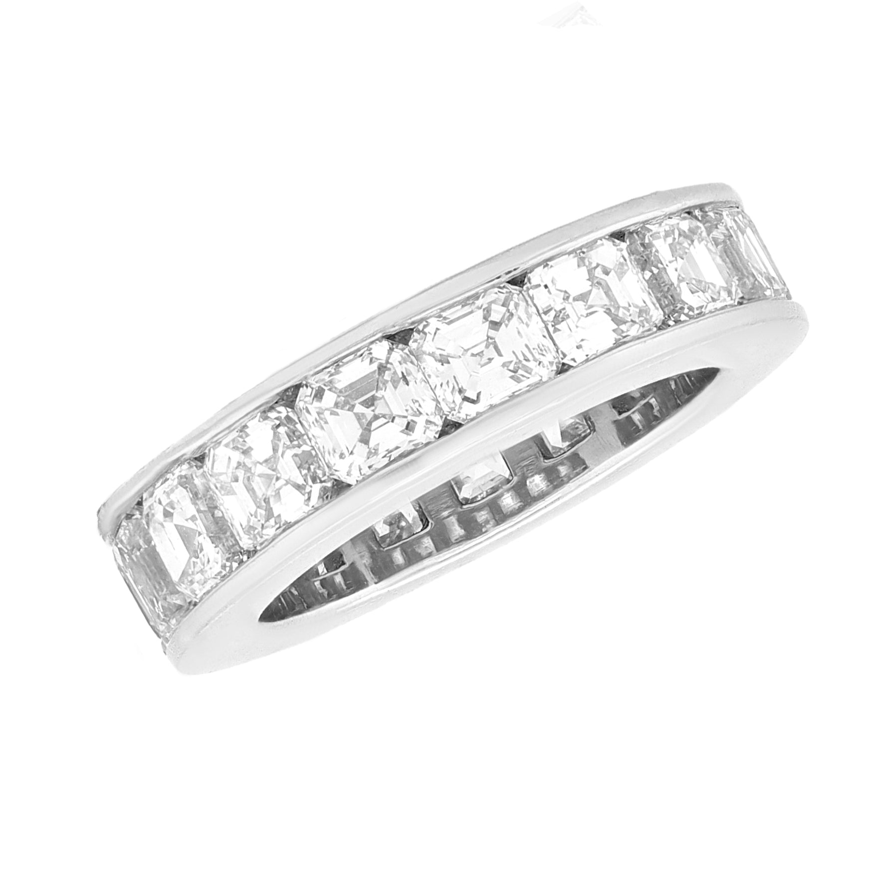 diamond band ring baguette