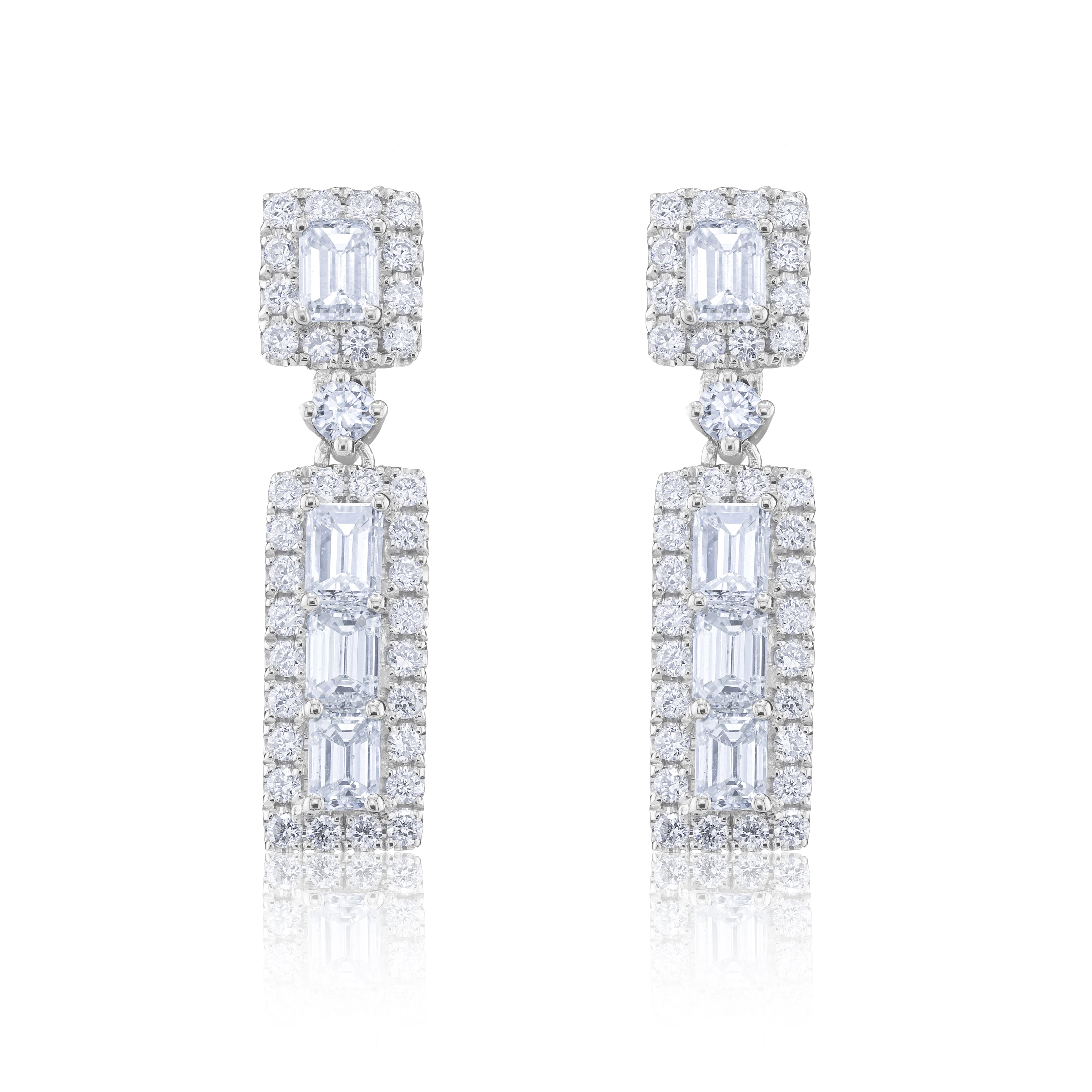 tiffany diamond drop earrings