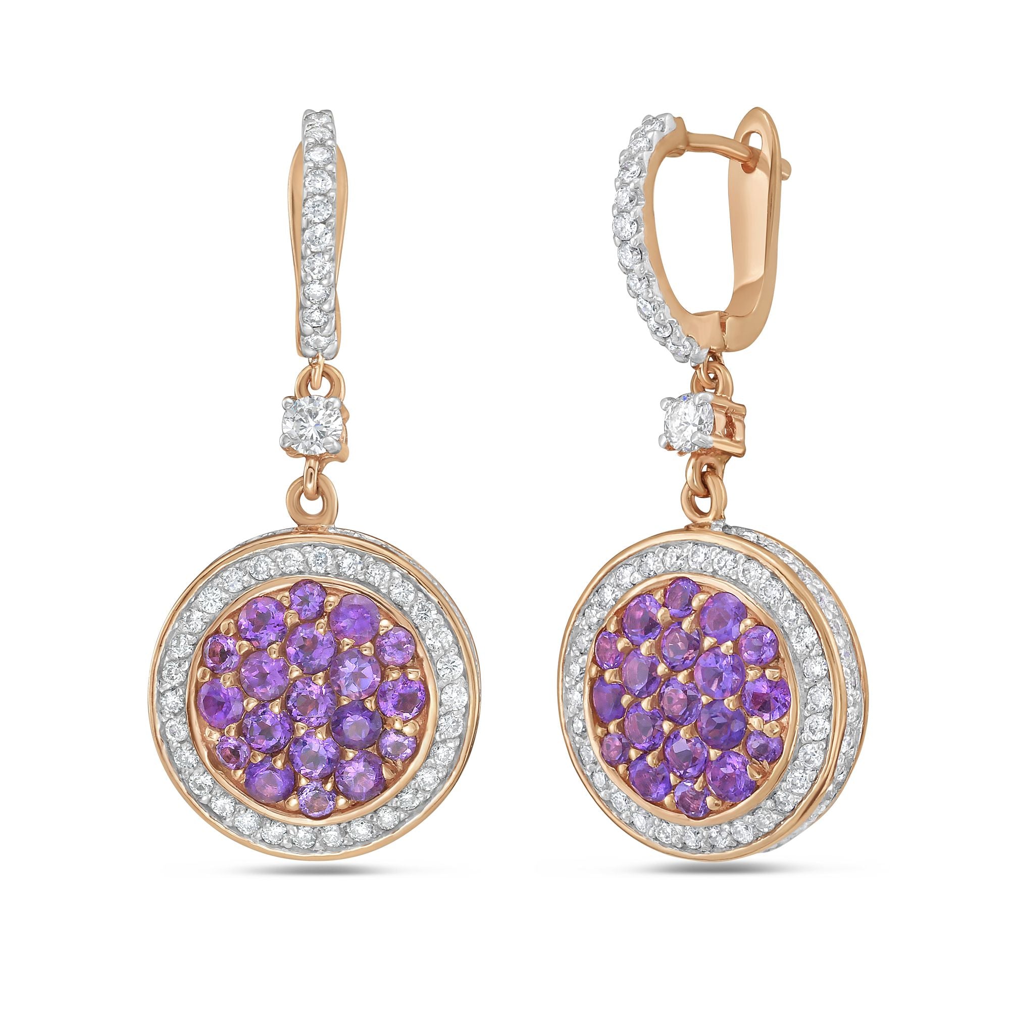 Amethyst Drop Earrings
