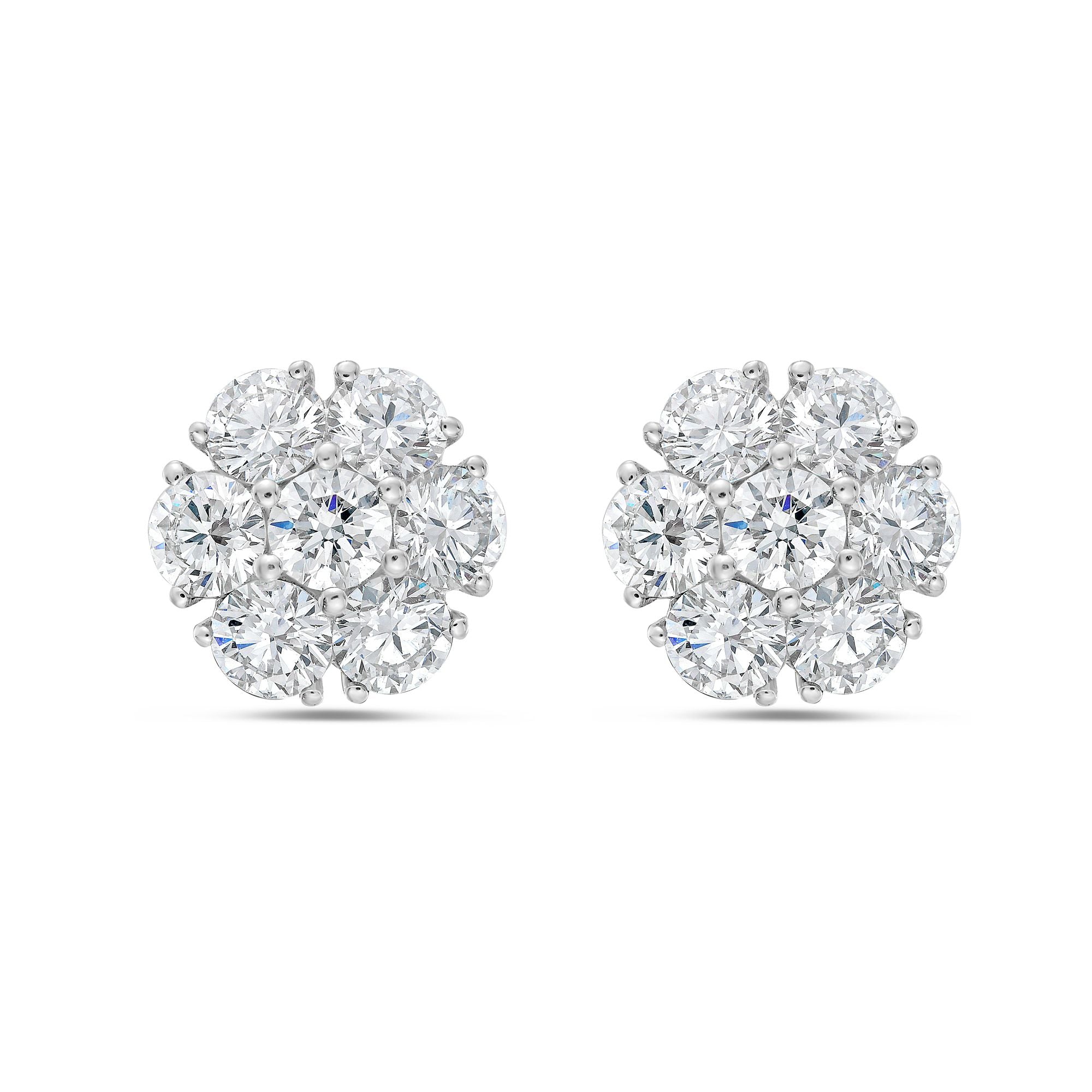 Flower Cluster Studs