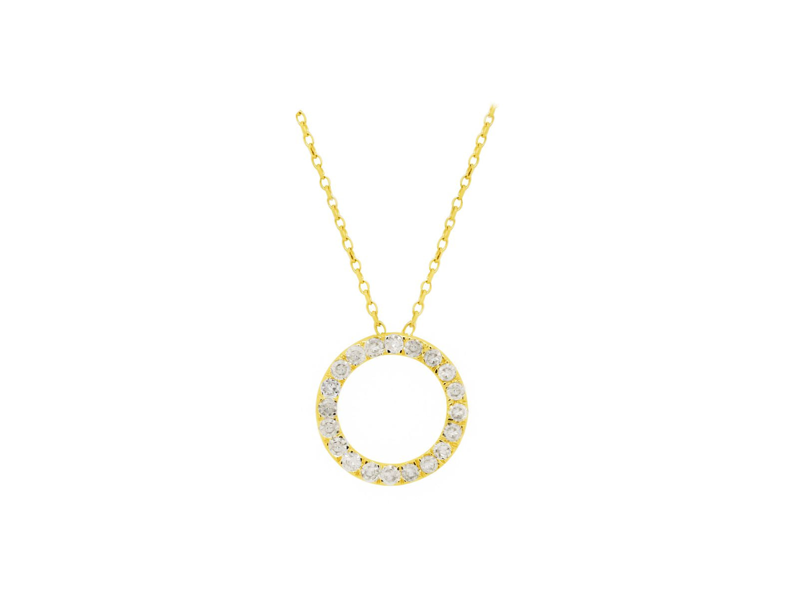 chain with circle pendant