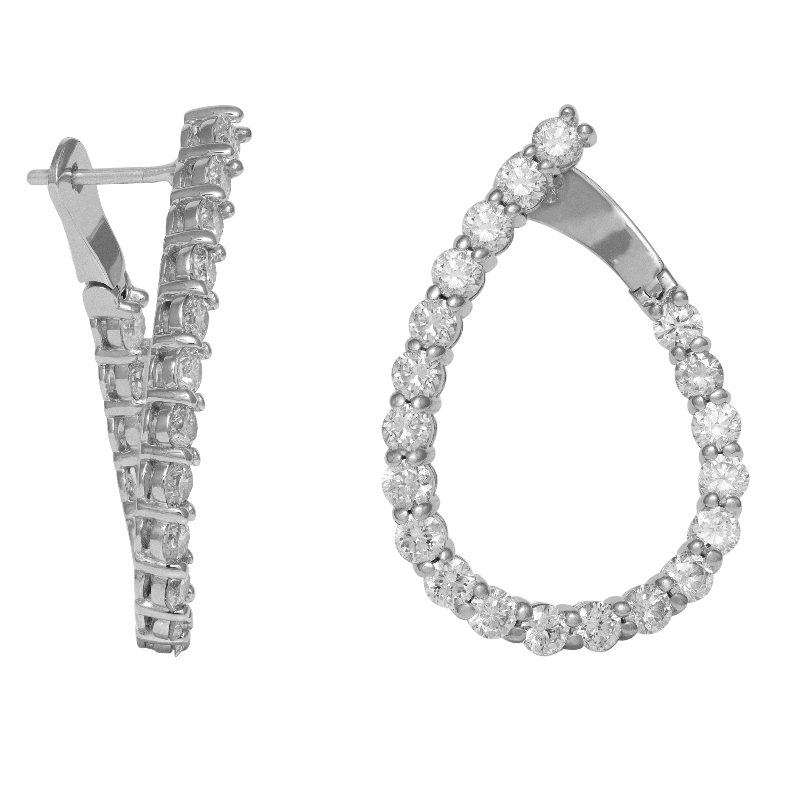 curved hoop earrings