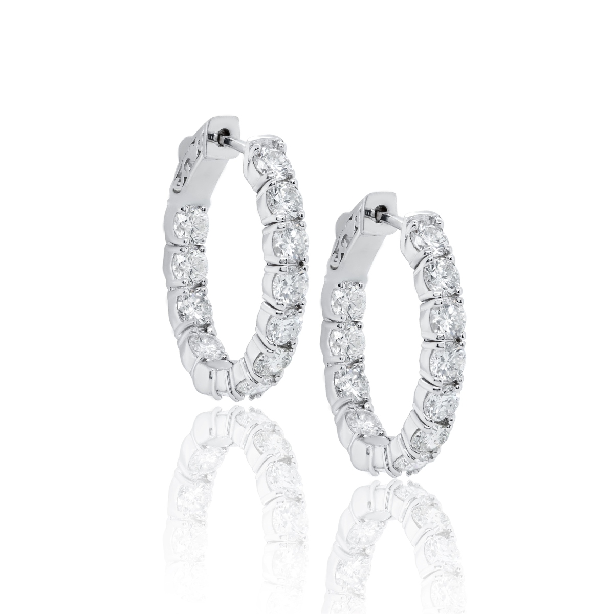 3ct Diamond Hoop