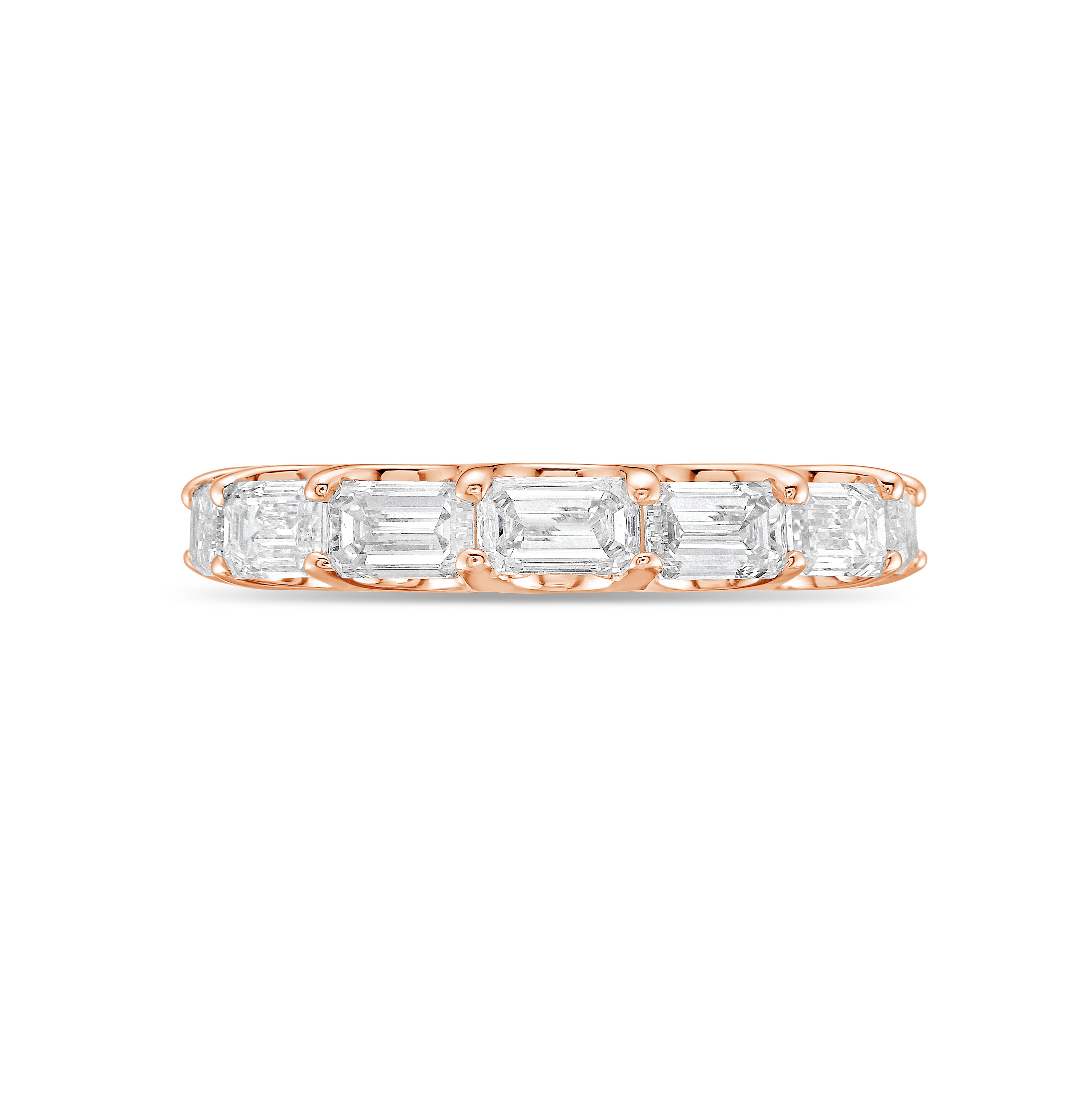 diamond and emerald eternity band