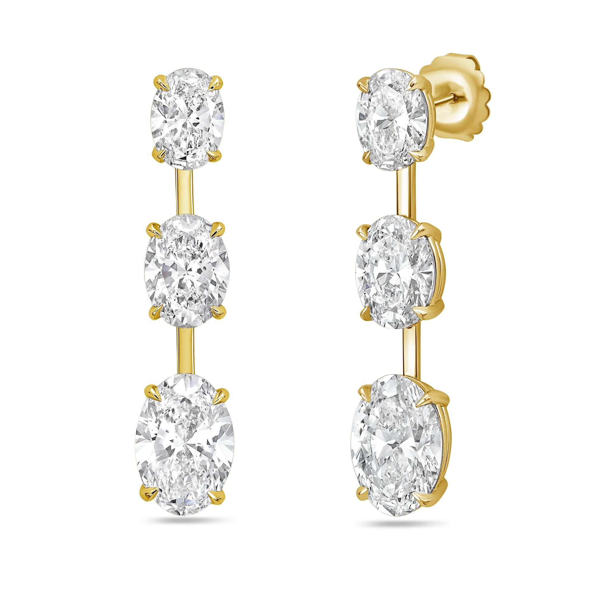 diamond dangle earrings