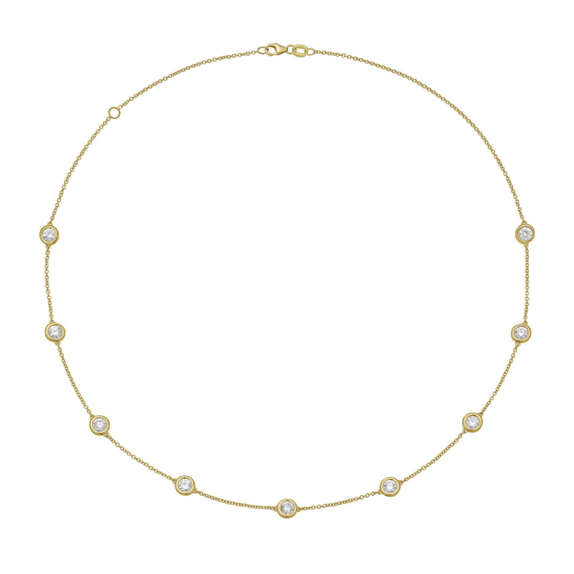 diamond necklace by the yard