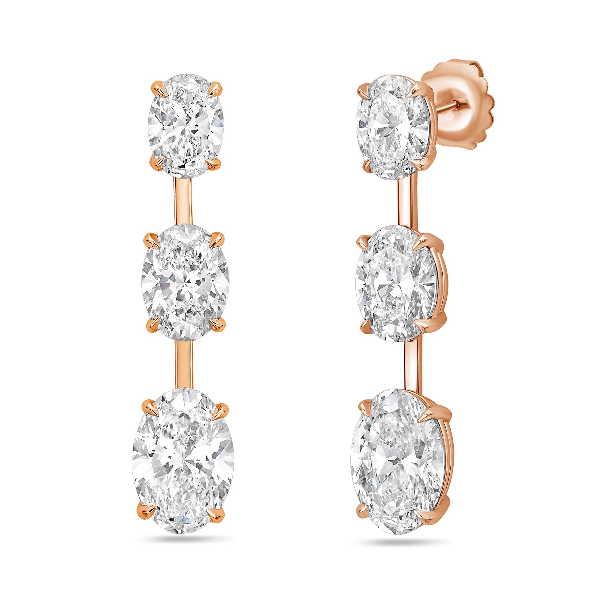 drop diamond earrings