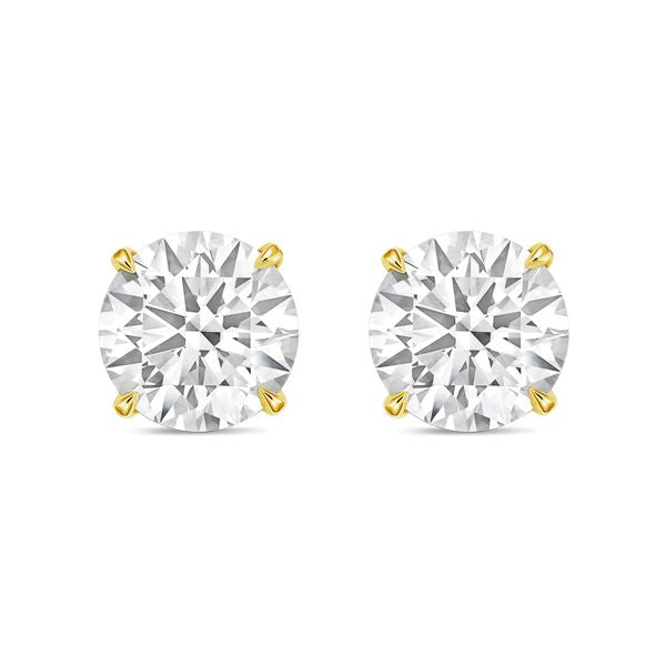 Petite Lab Grown 4 Prong Studs