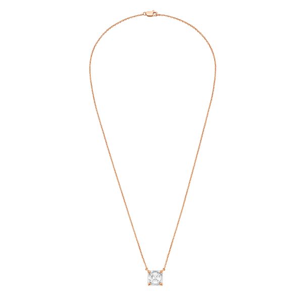 Lab Grown Diamond East West Asscher Pendant