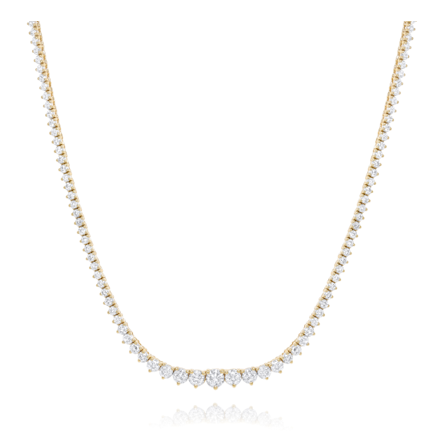 graduated tennis necklace