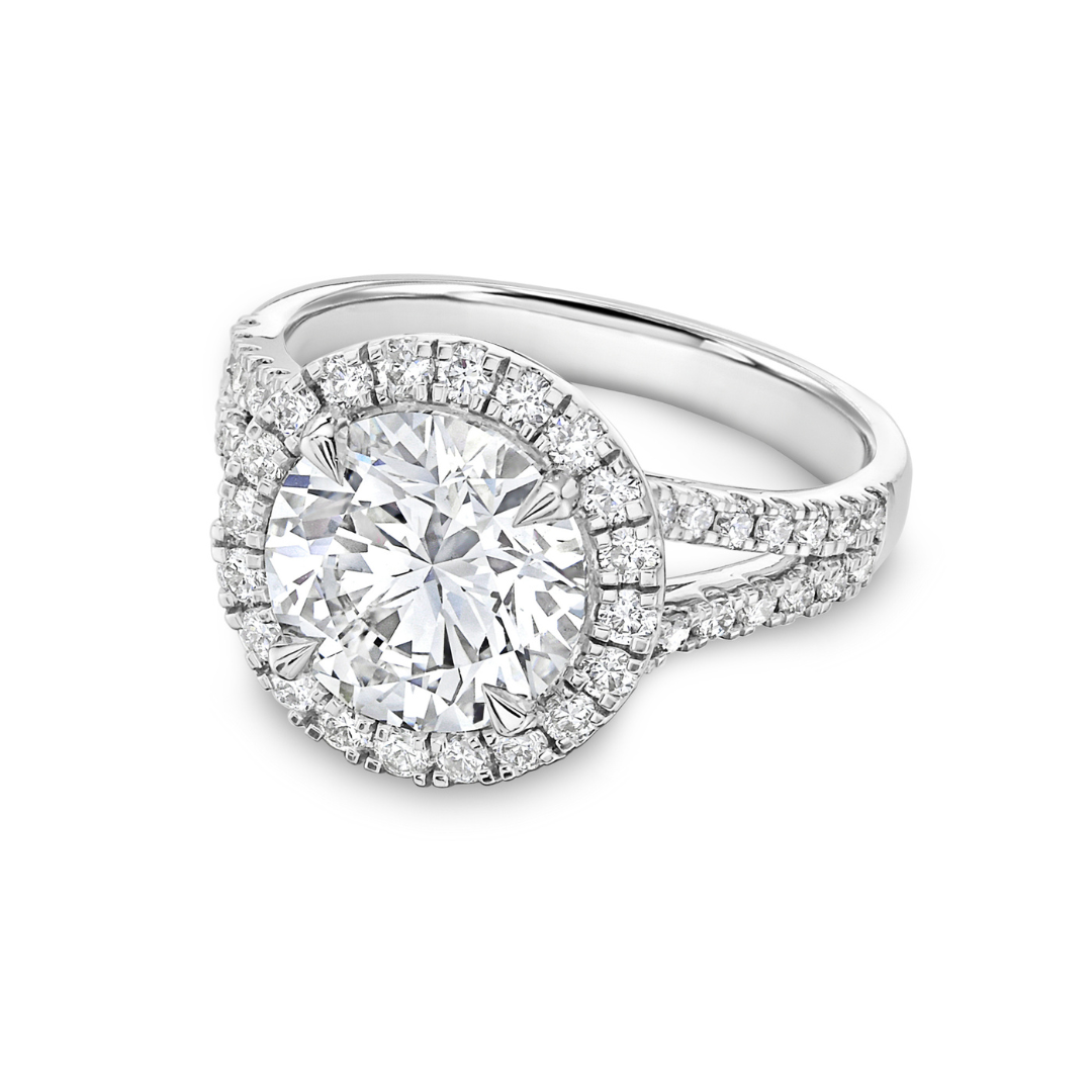 halo engagement rings
