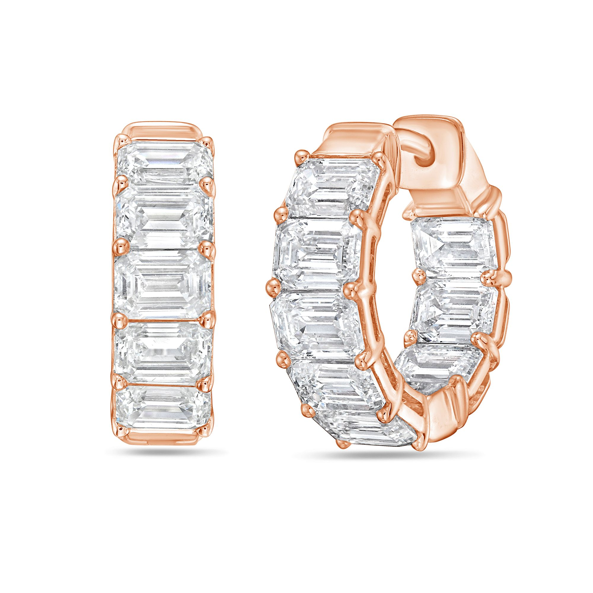 hoop earrings diamond