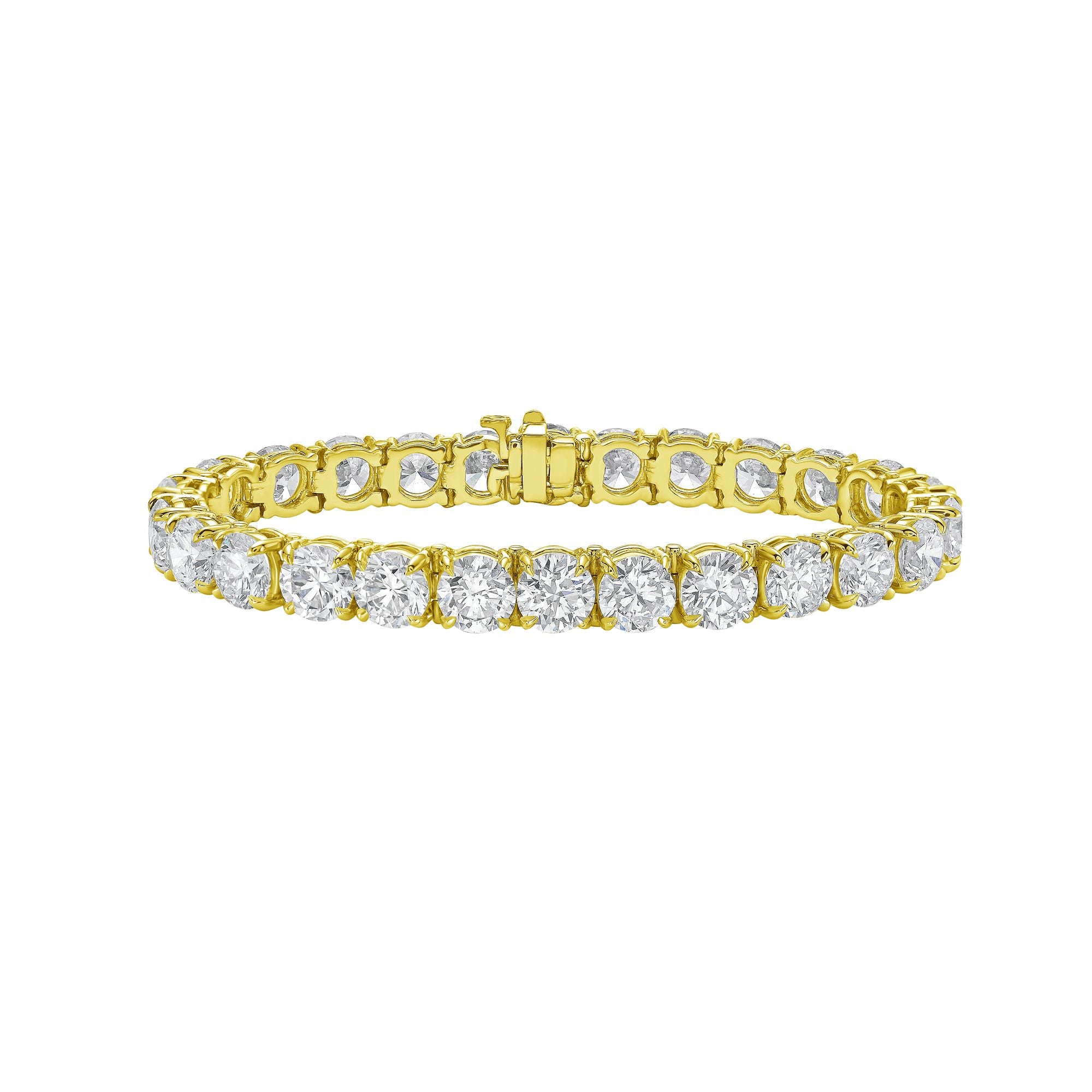 Lab Grown Round Diamond Tennis Bracelet