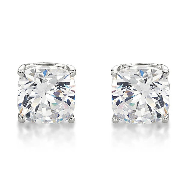 Lab Grown Cushion Diamond Studs