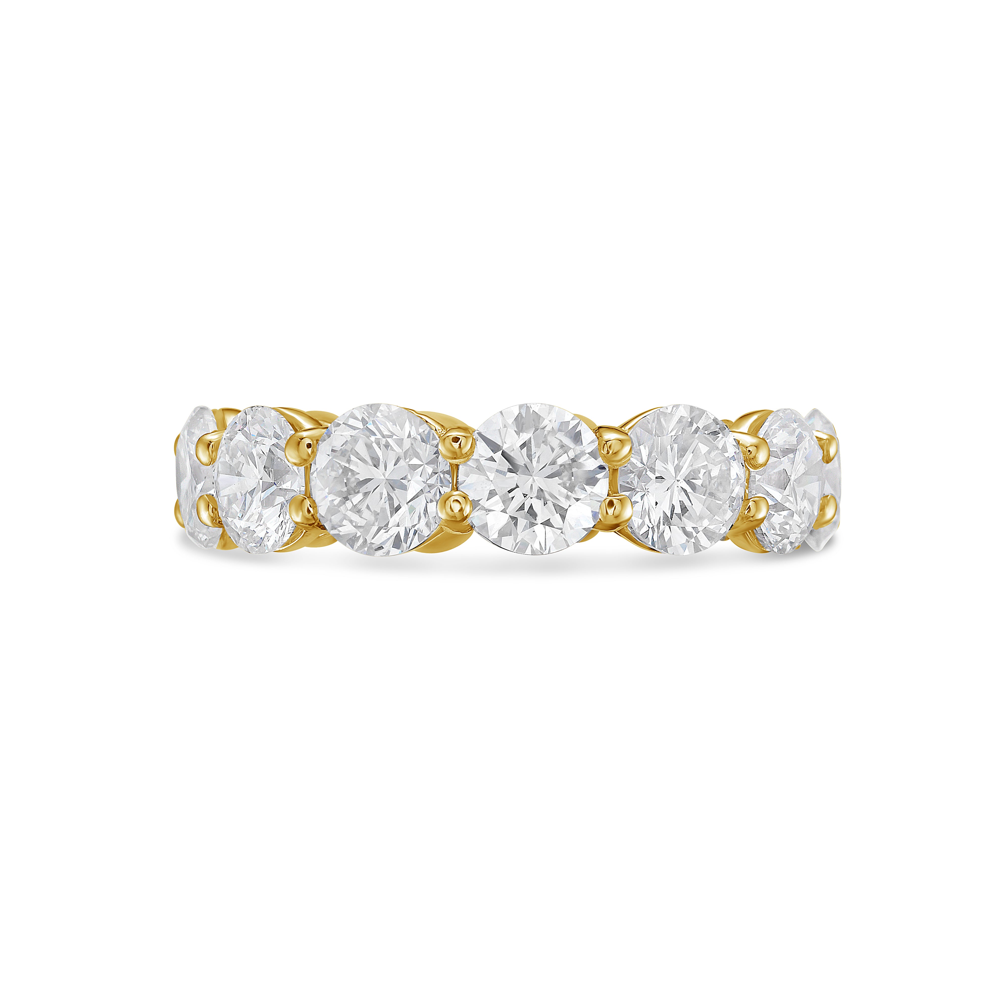lab diamond eternity band