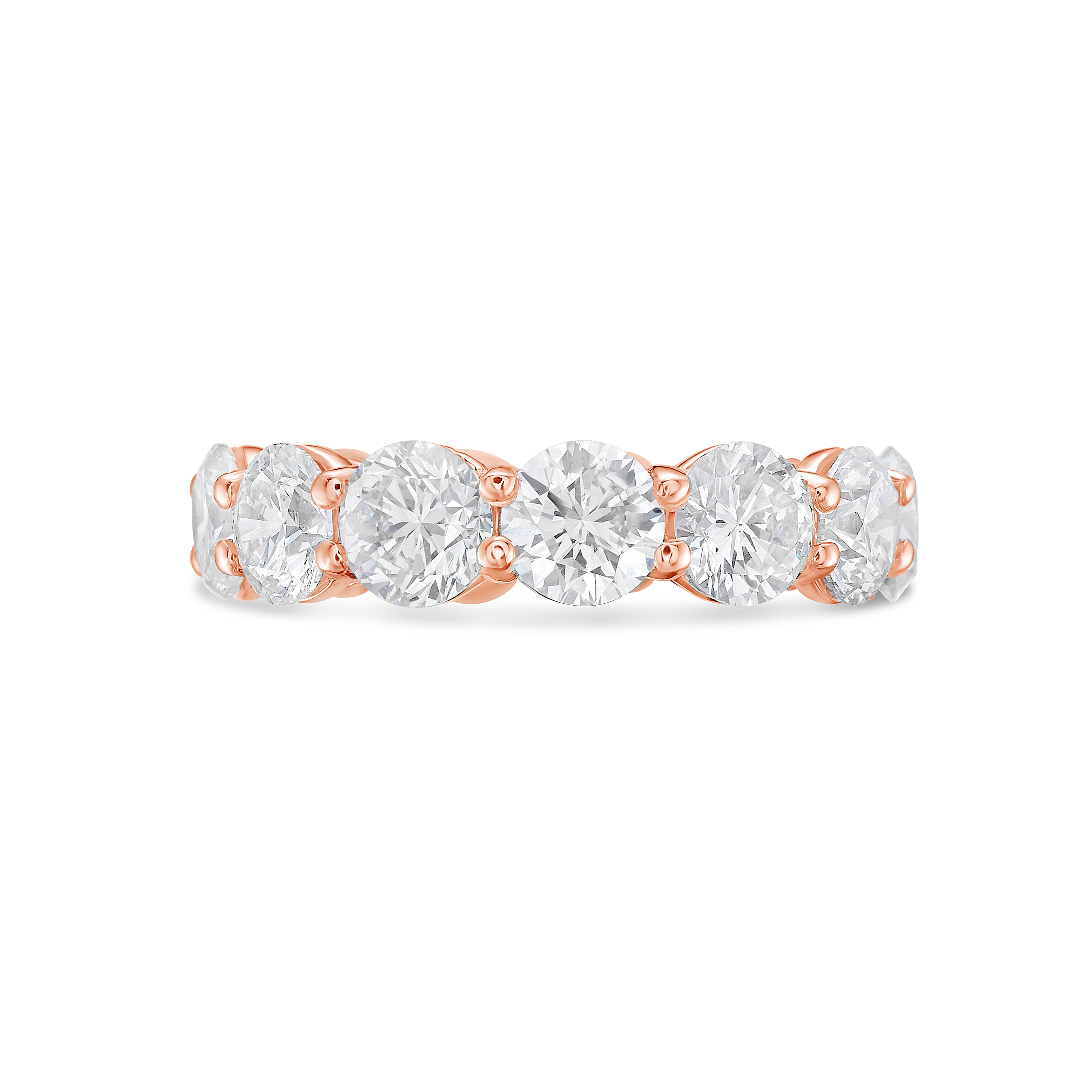 lab diamond eternity ring