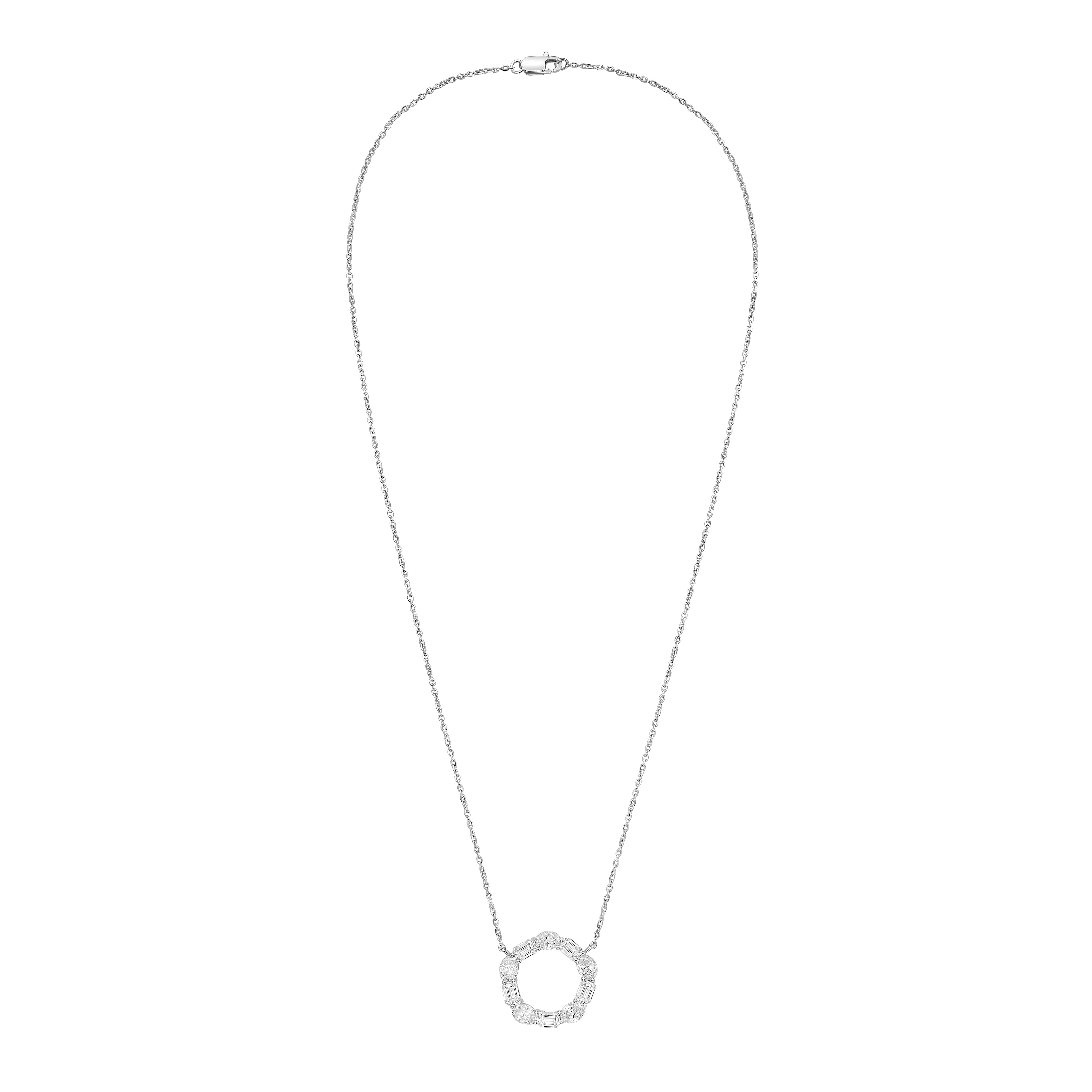 lab grown emerald necklace