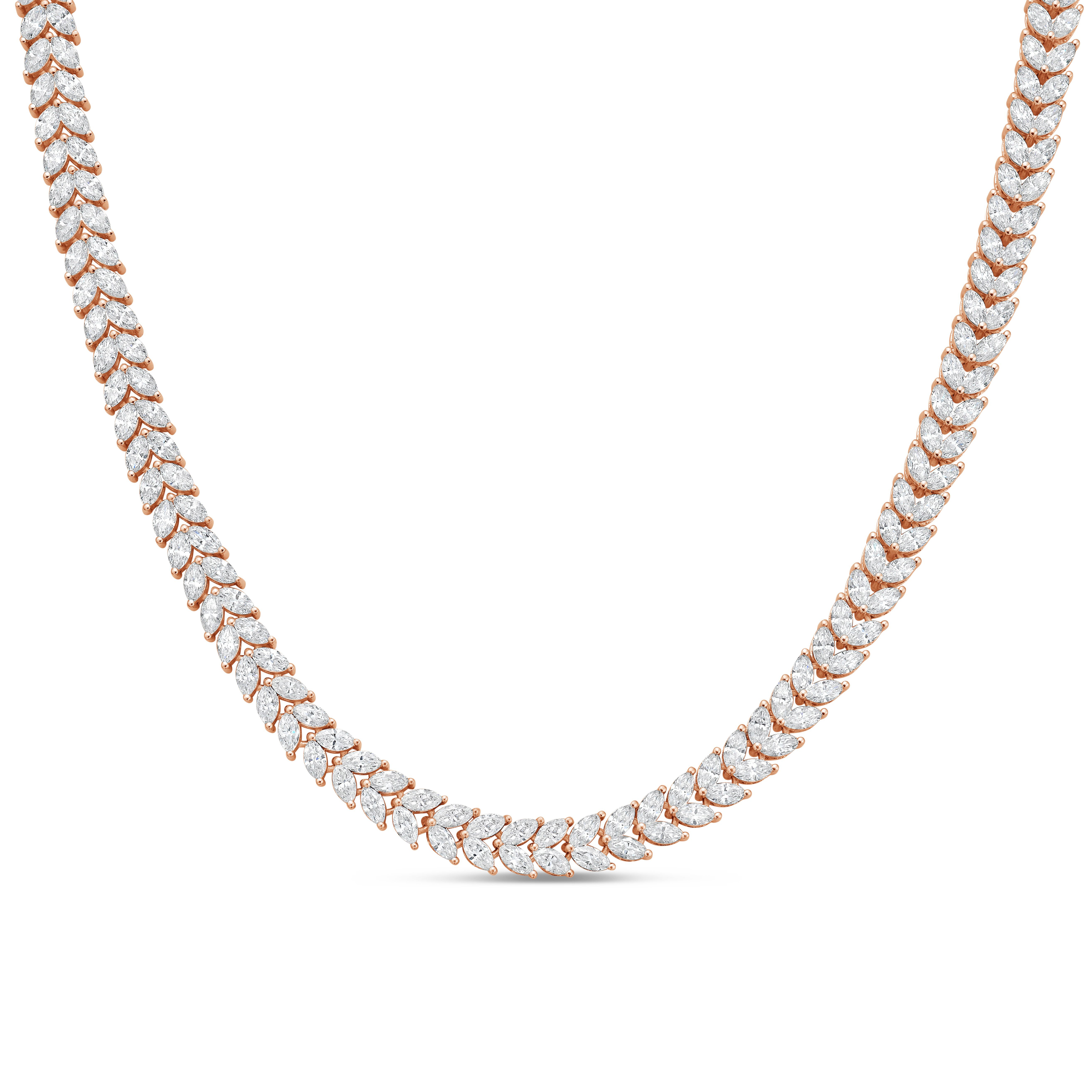 marquise diamond necklaces