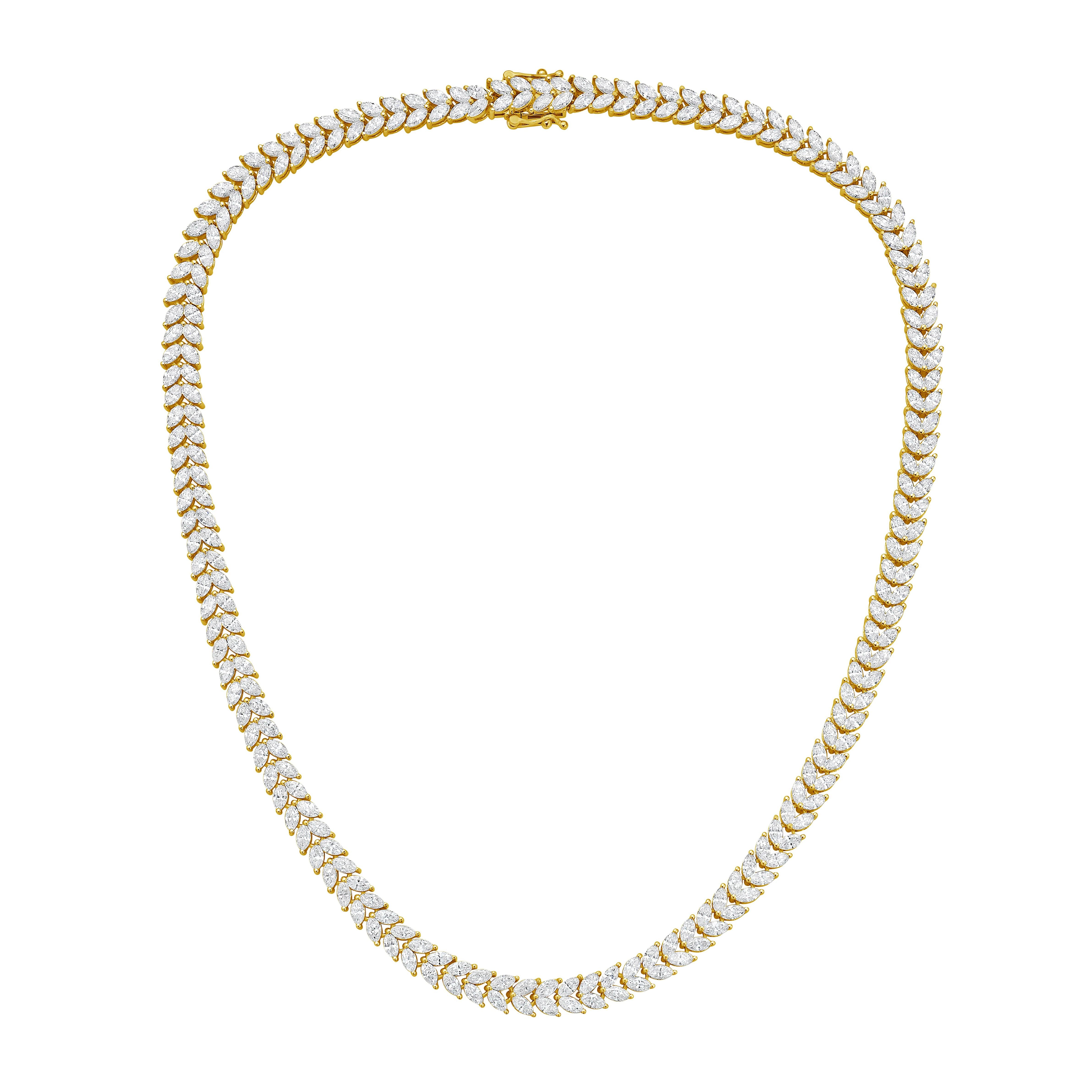 marquise diamond pendant