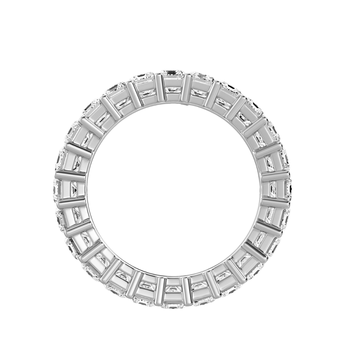 oval eternity band