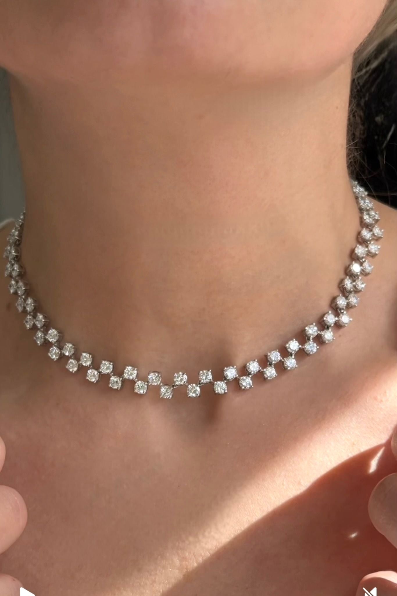 Lab Grown Diamond Fashion Necklace