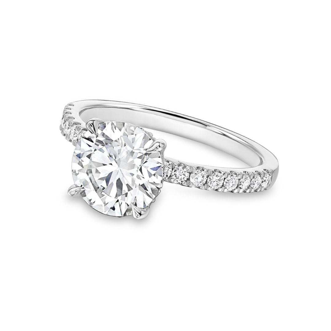 pave engagement rings