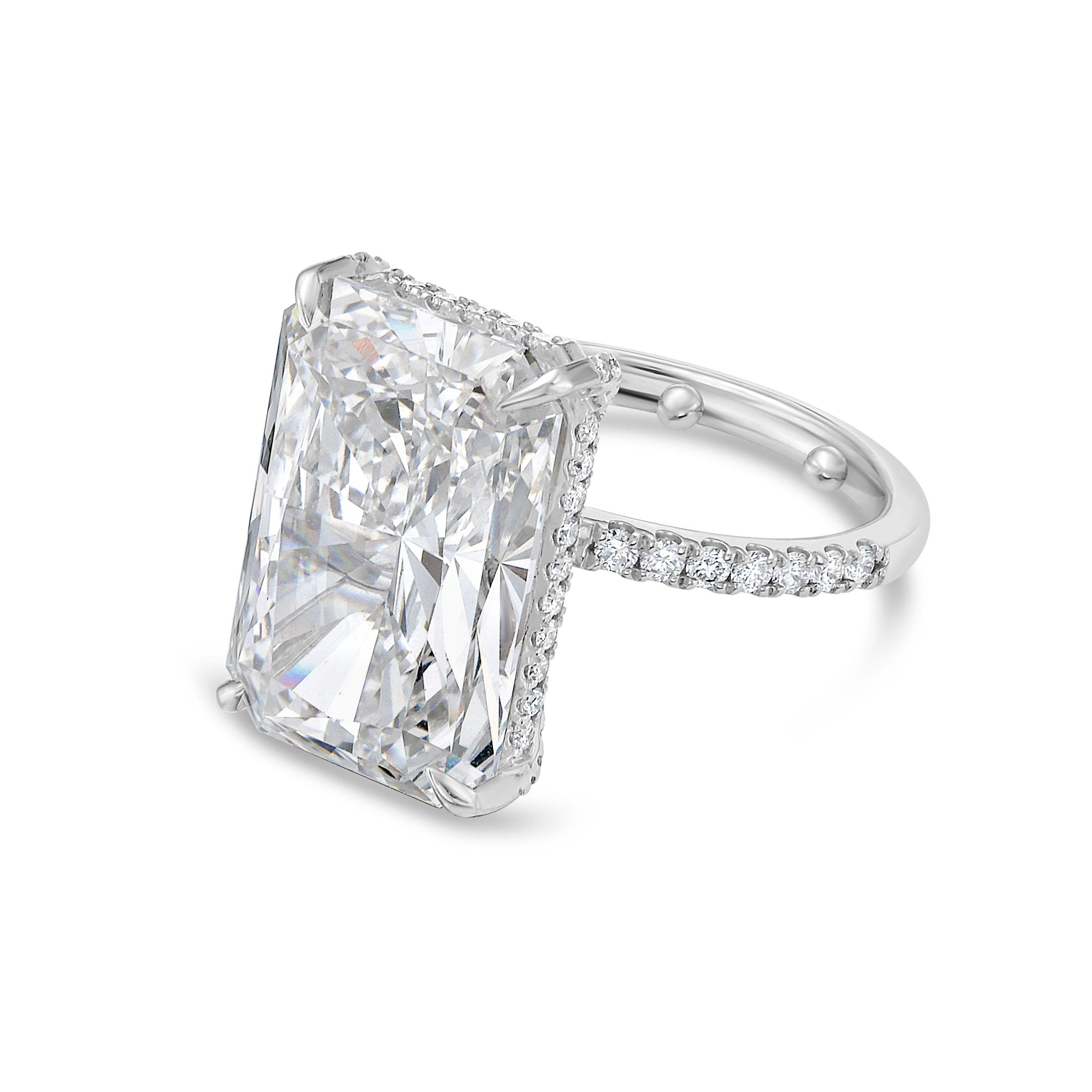 radiant cut diamond ring
