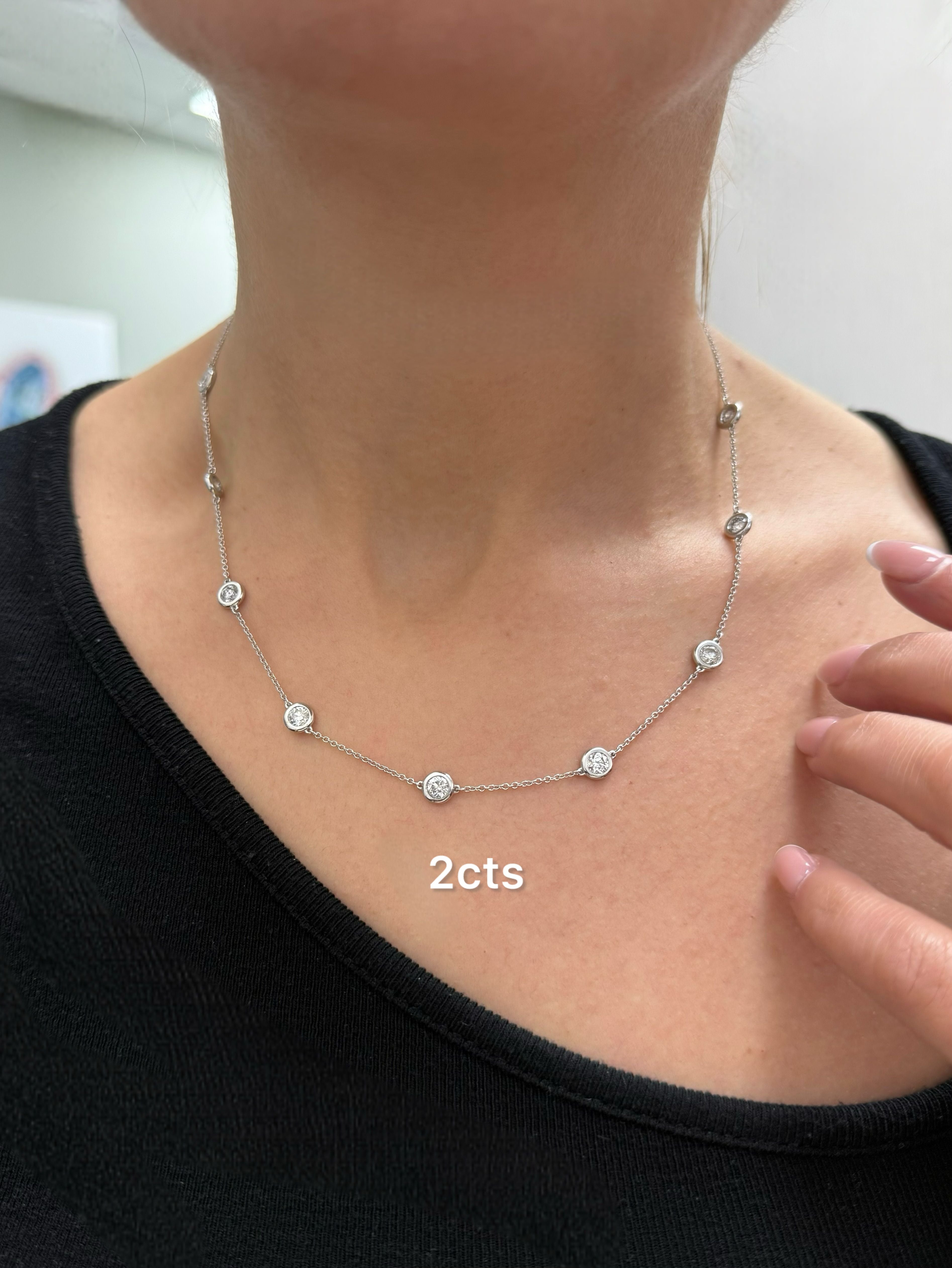 Lab Grown Diamonds By The Yards Necklace