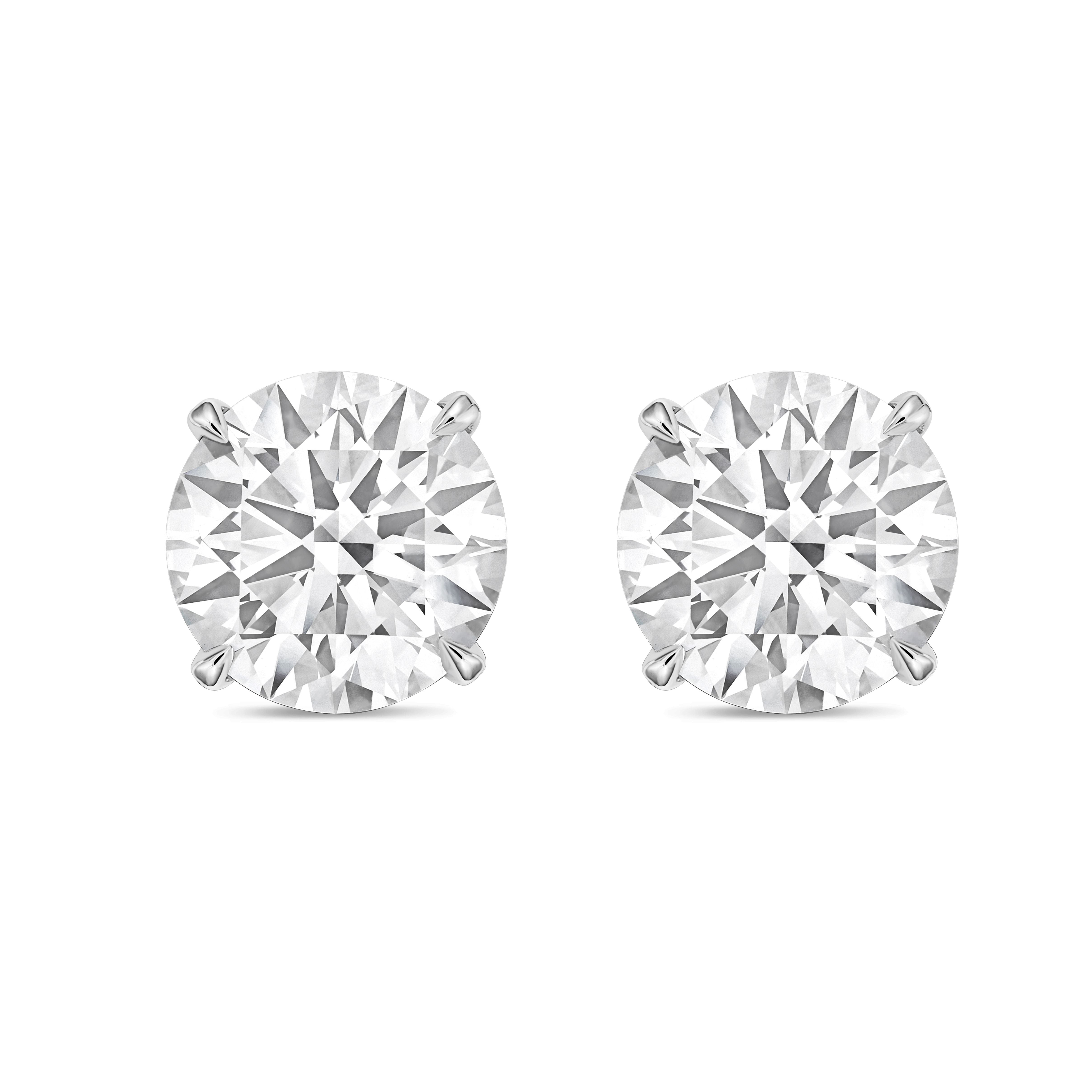 Lab Grown 4 Prong Studs