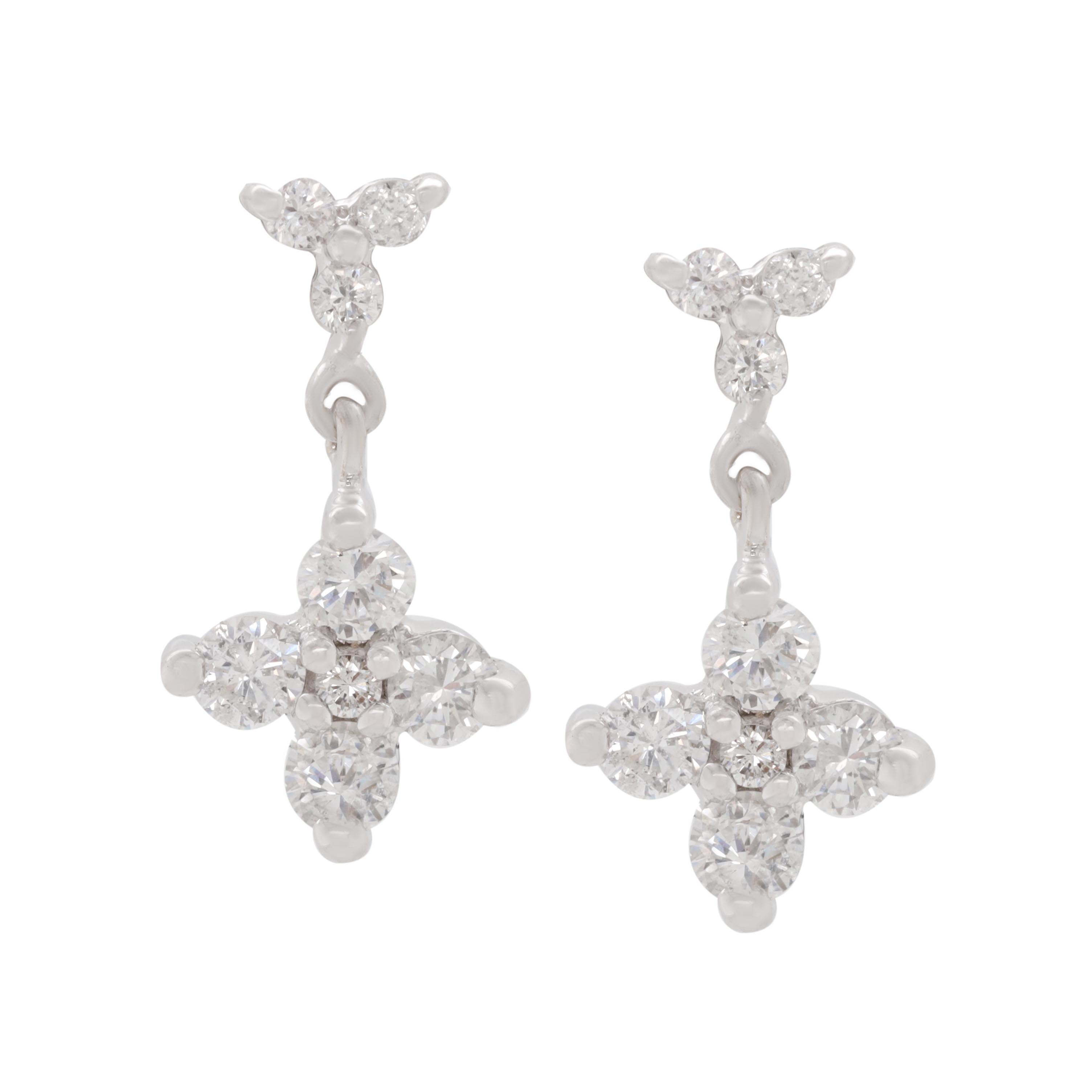 dainty pearl drop earrings