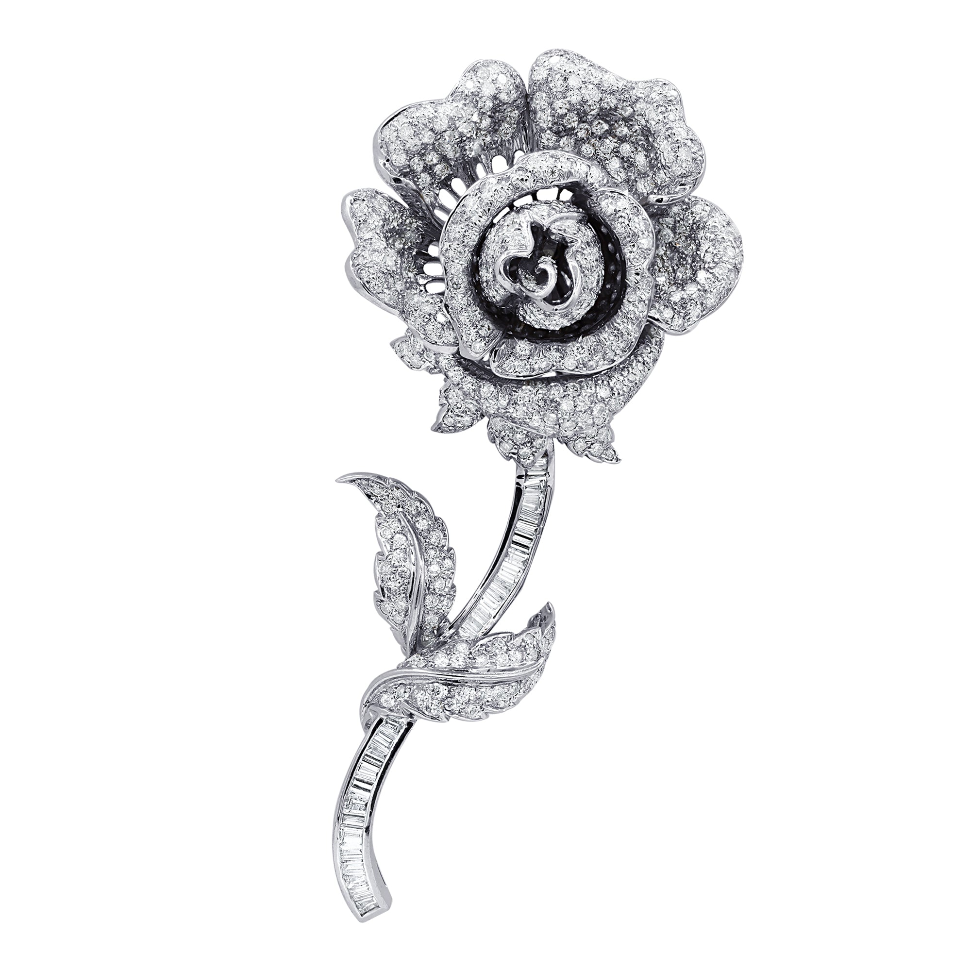 flower diamond ring gold