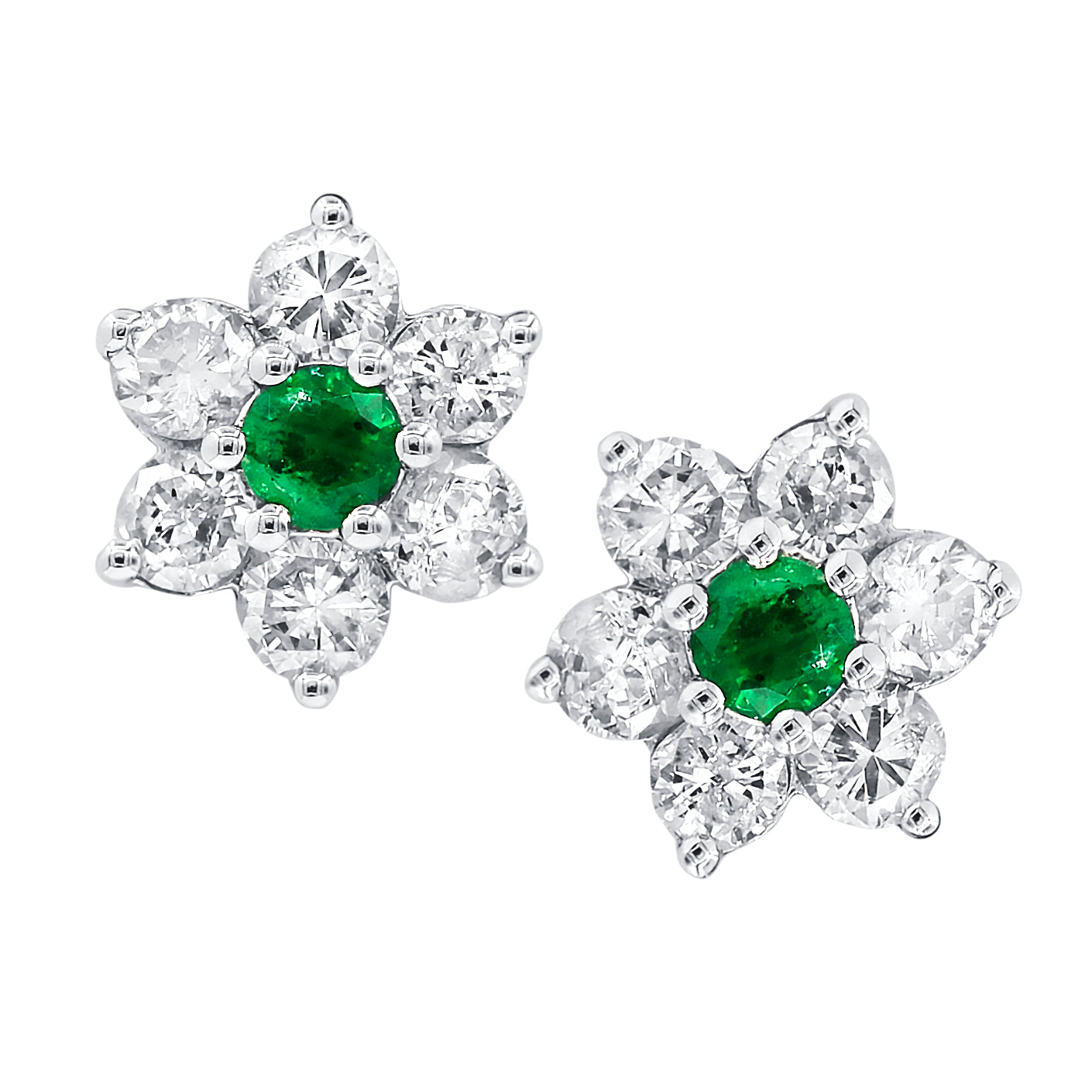 diamond stud earrings gold