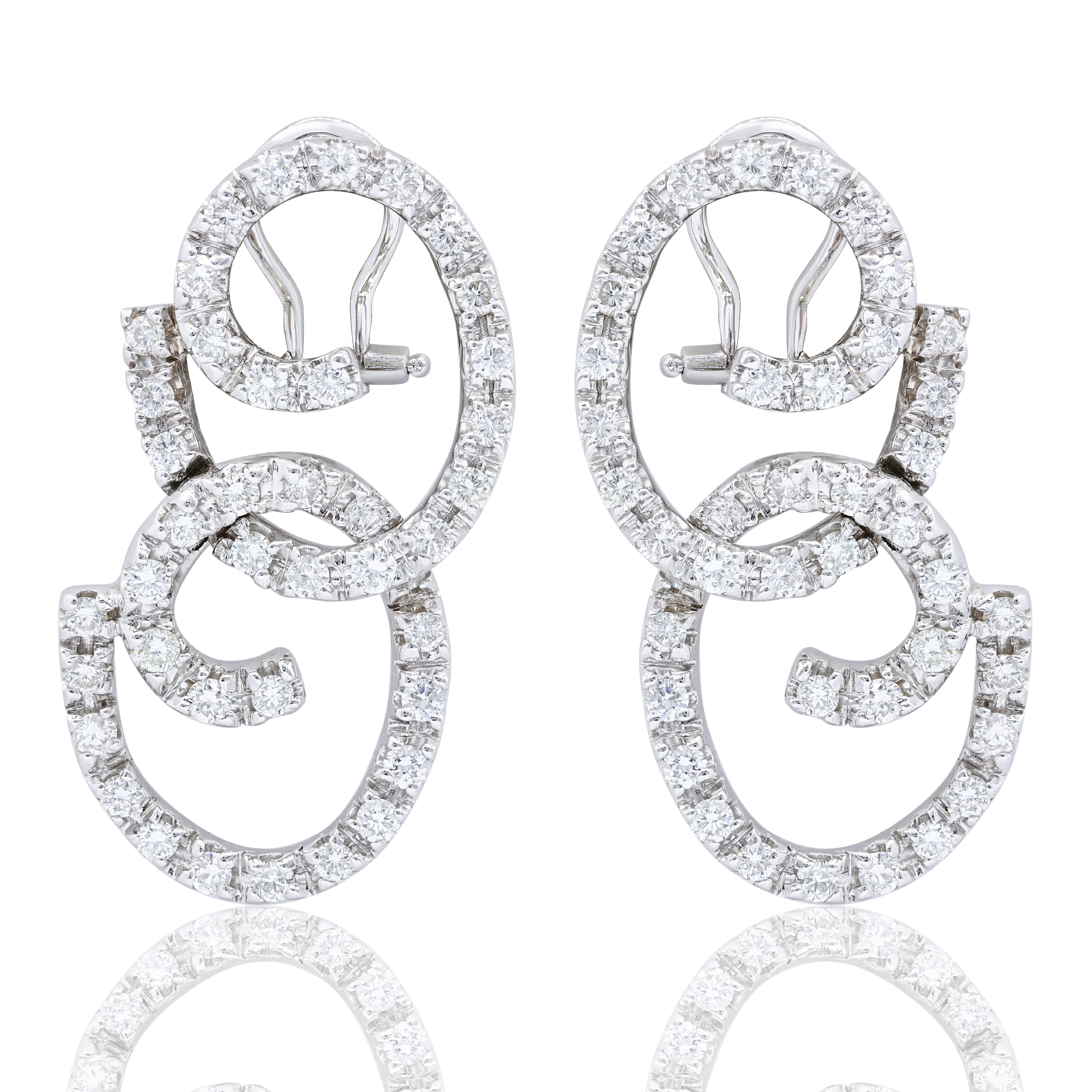diamond earrings gold