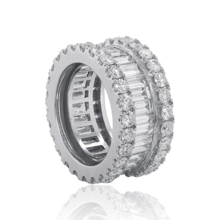 white gold princess cut wedding set