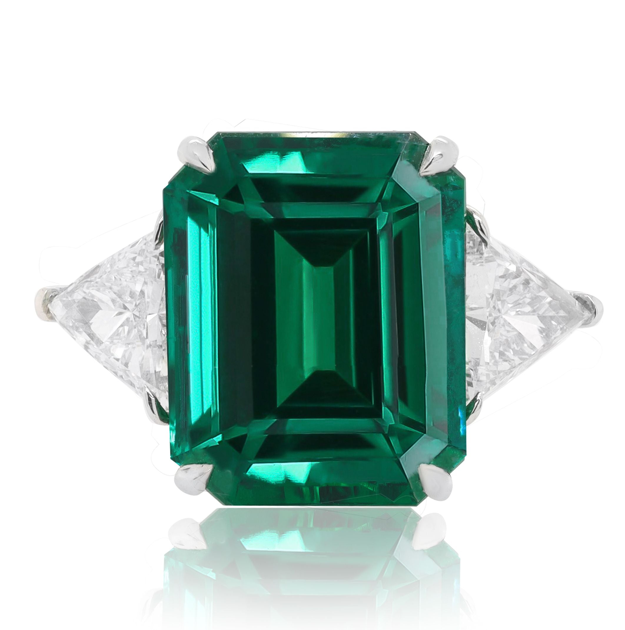 three stone oval engagement ring