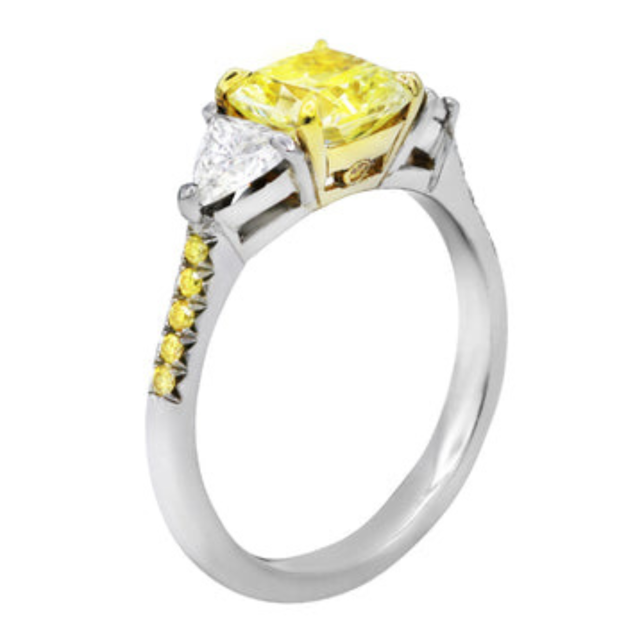 1.42ct Radiant Fancy Yellow Diamond Ring.jpg