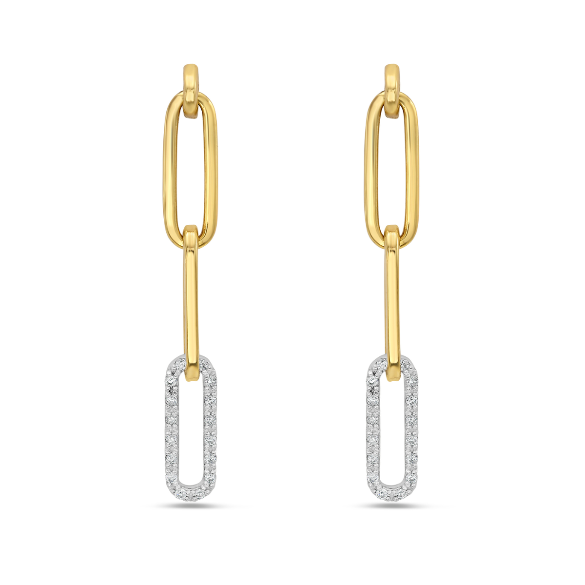 Lab Grown Diamond Link Earring