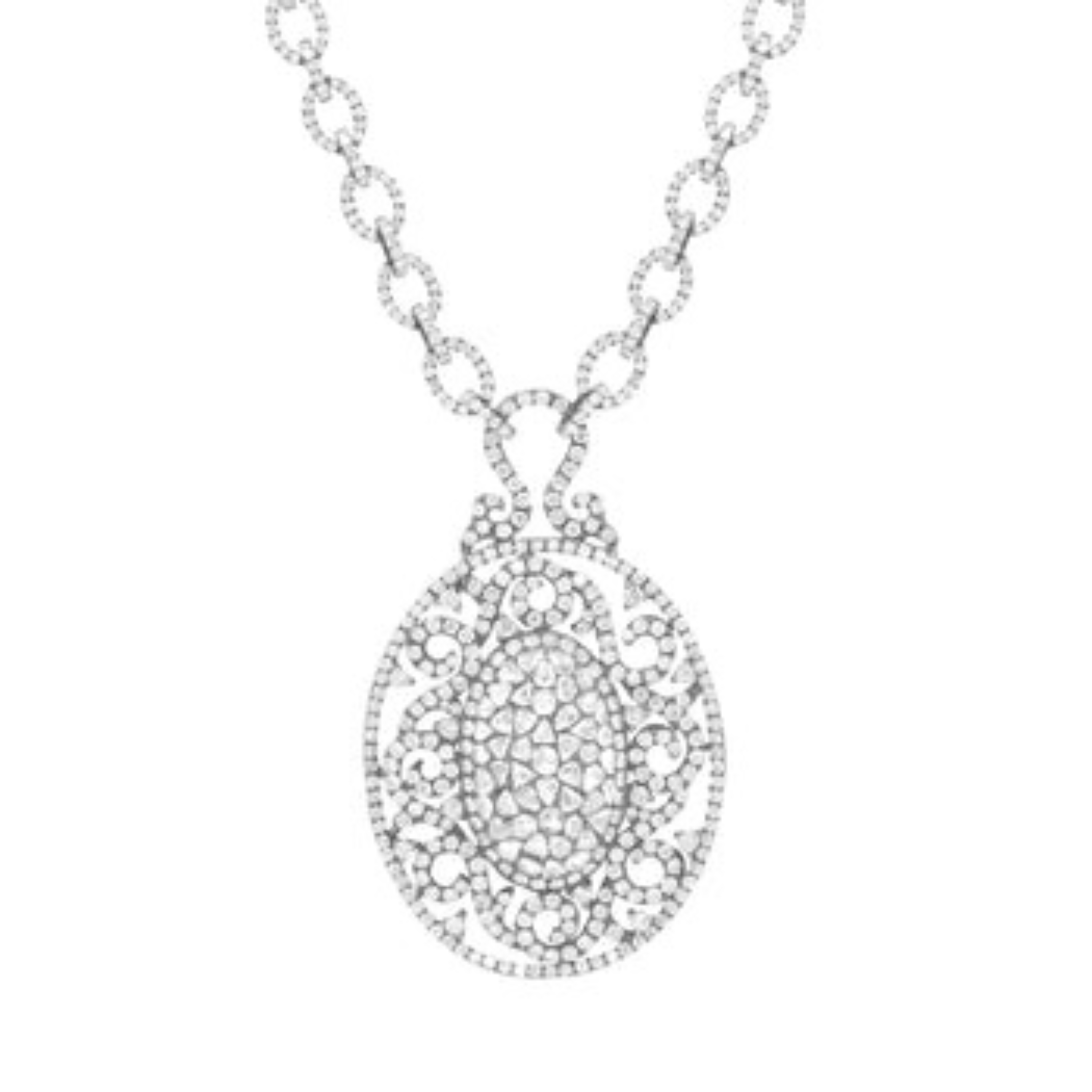 12ct Rose Cut Diamond Necklace.jpg