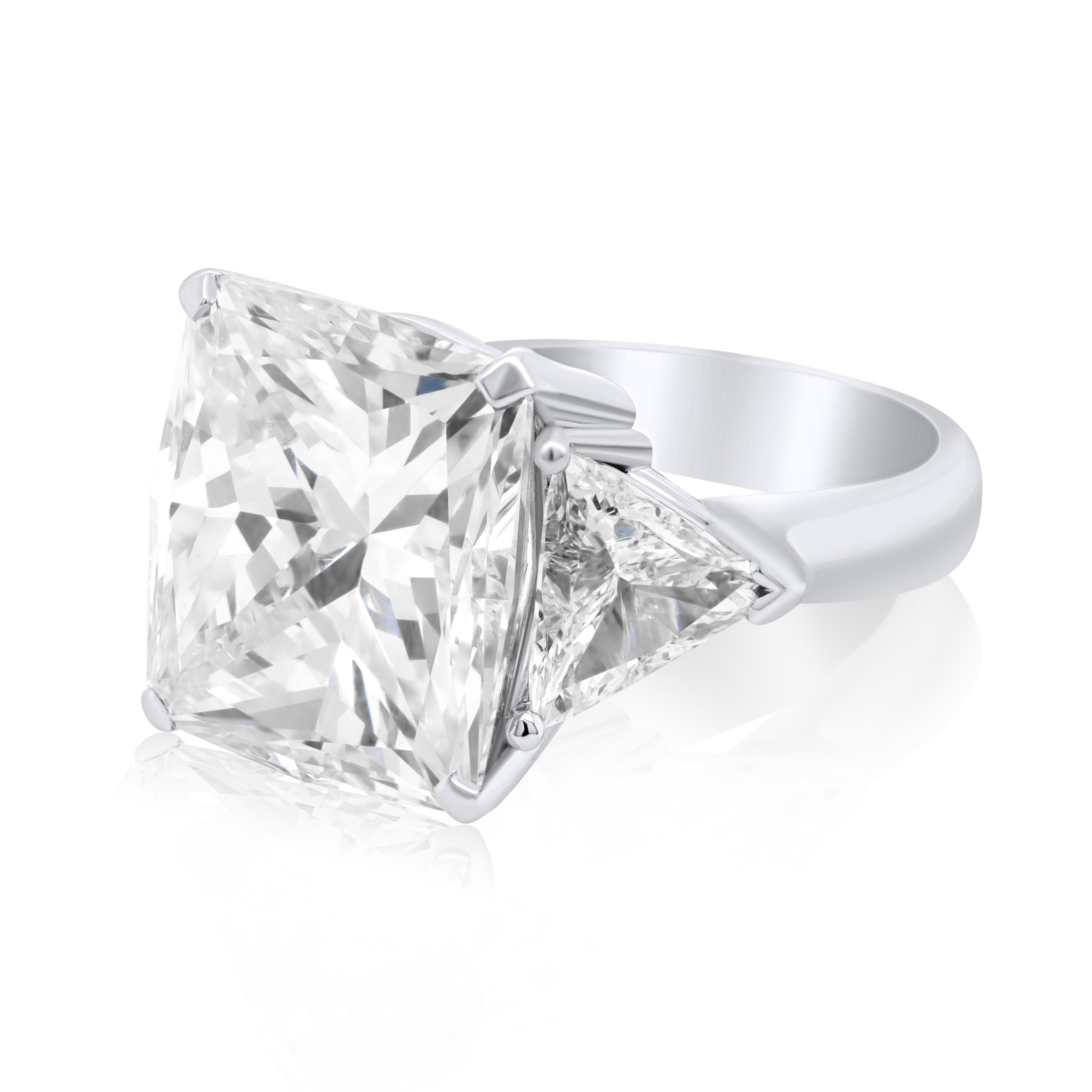 13.73ct Radiant Cut Three Stone Diamond Ring.jpg