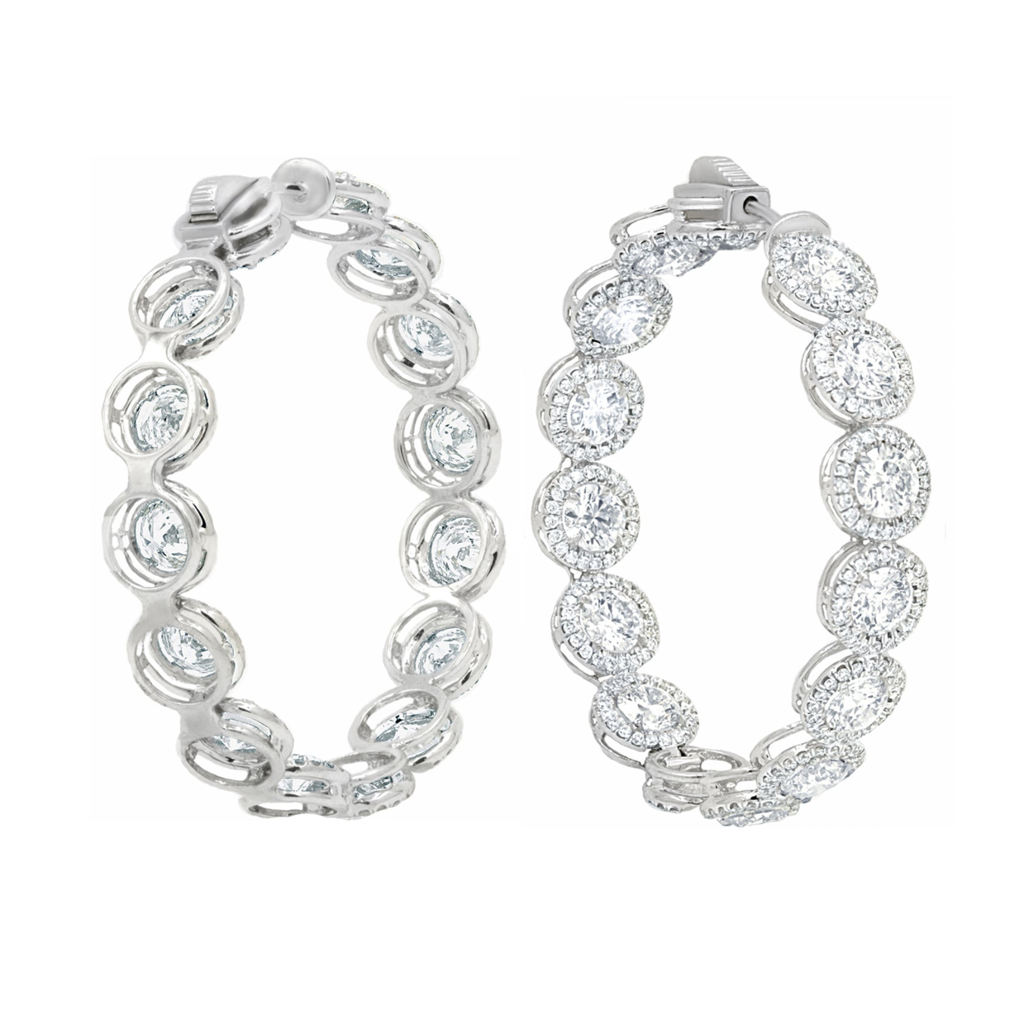 18 Kt White Gold Hoop Earrings with 12.20 cts.jpg