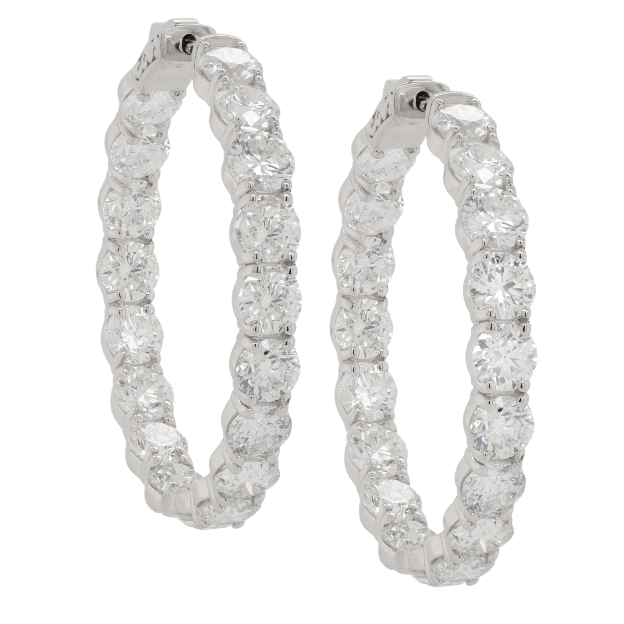 18 Kt White Gold Hoop Earrings with 21.00 cts.jpg
