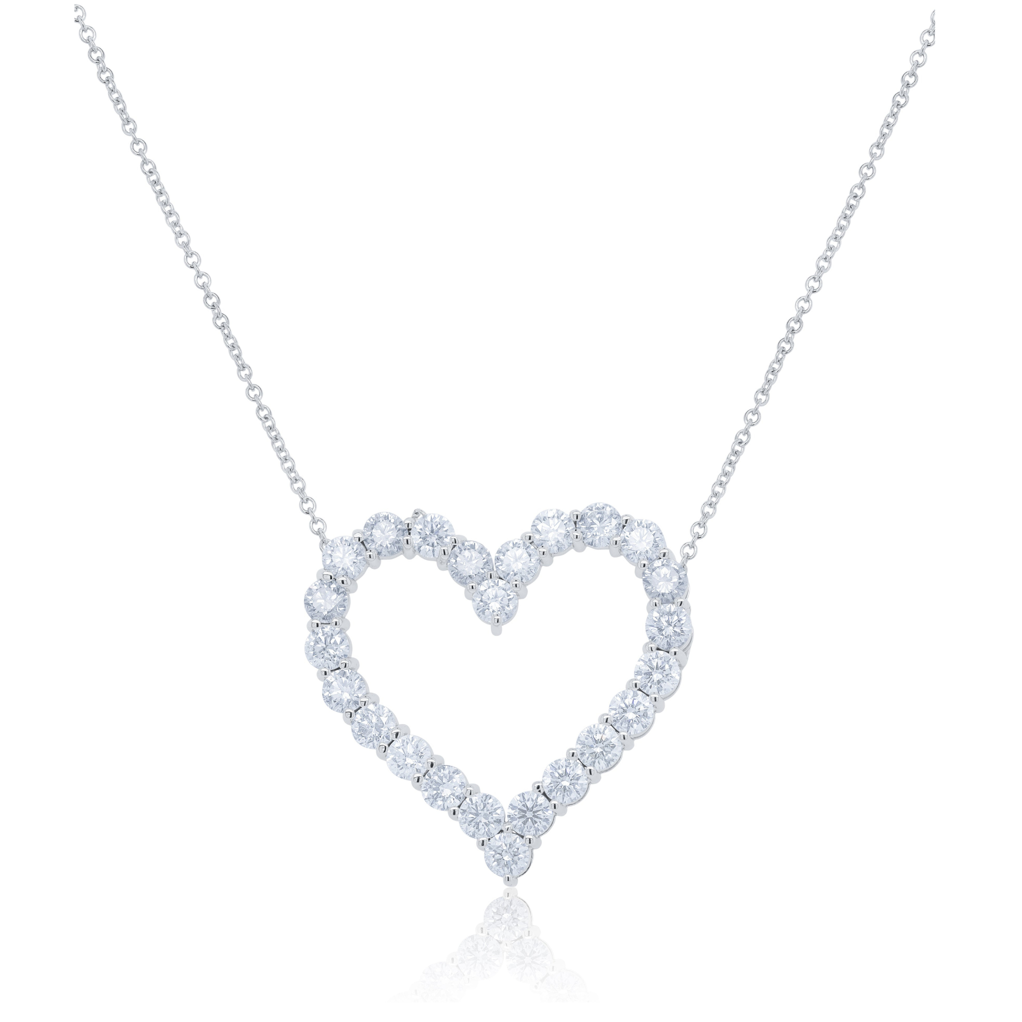 18kt White Gold Open Heart Diamond Pendant with 2.30 Cts.jpg