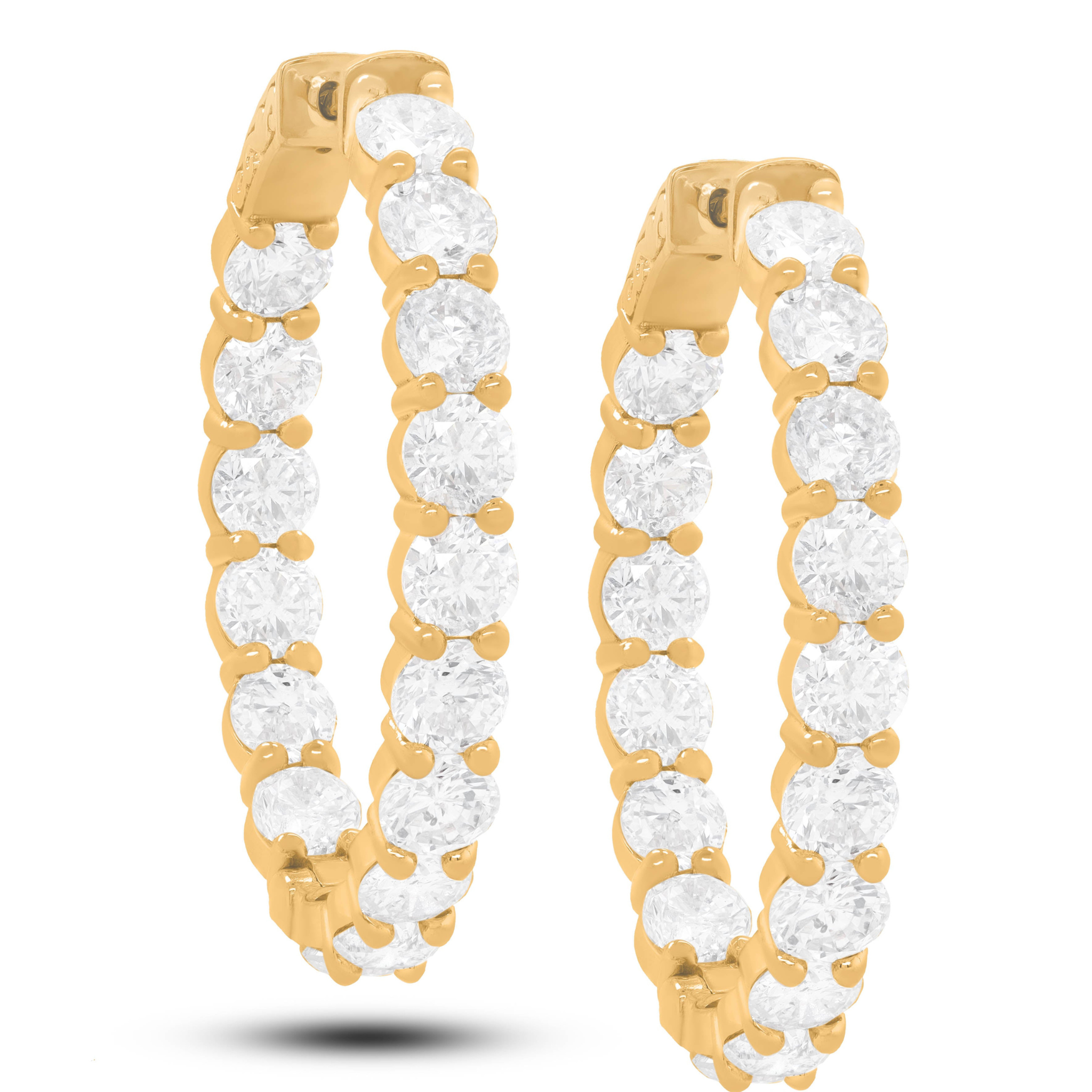 18kt Yellow Gold Hoop Earrings with 12.60cts.jpg