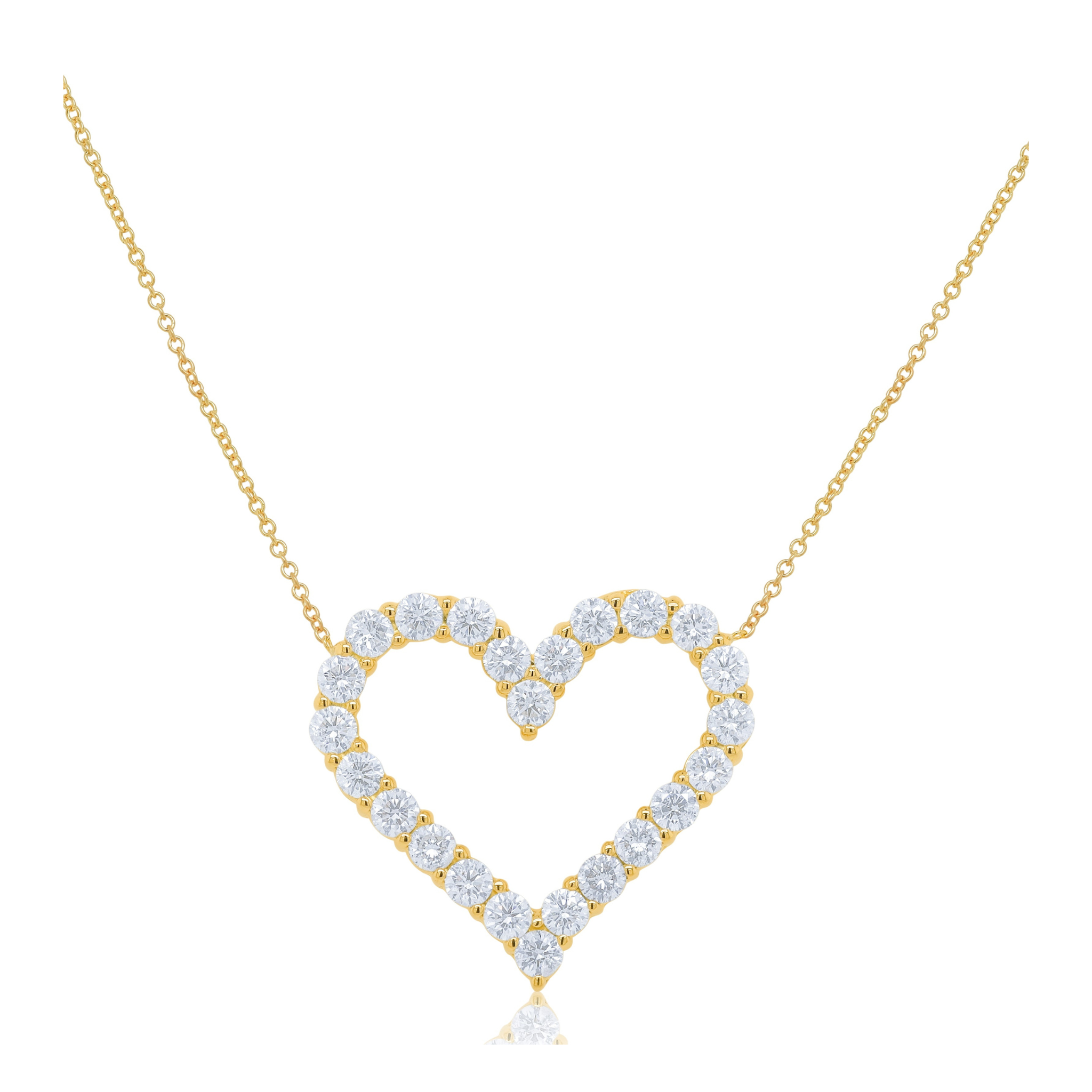 18kt Yellow Gold Open Heart Diamond Pendant with 2.50 Cts.jpg