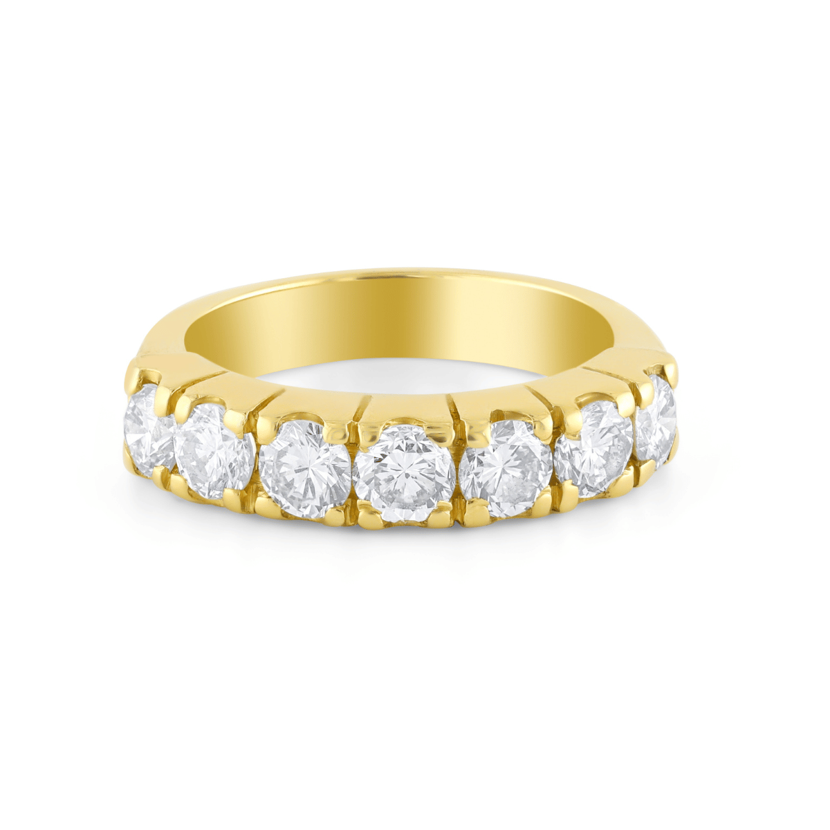18kt Yellow Gold Round Diamonds Band