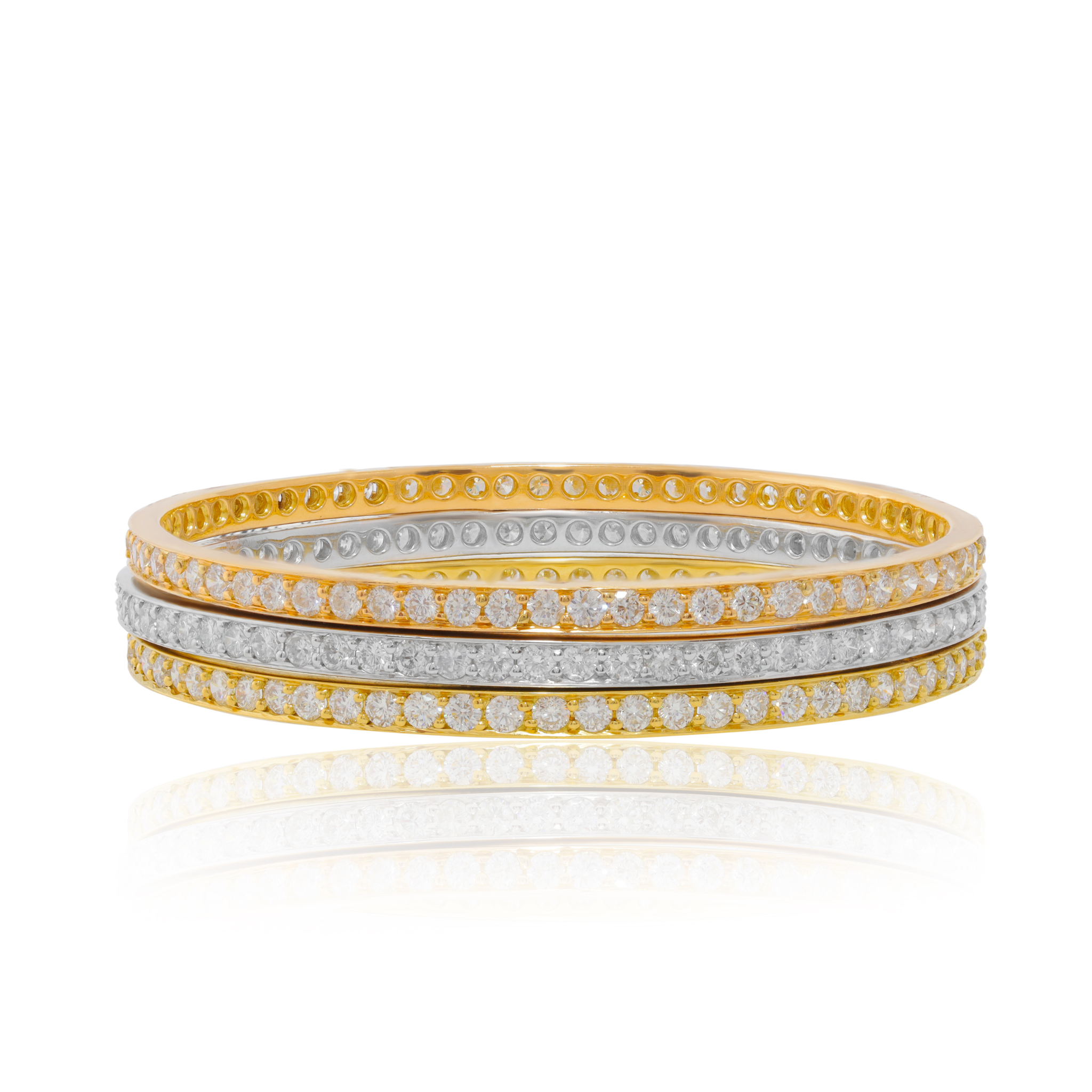 diamond bangle bracelet white gold