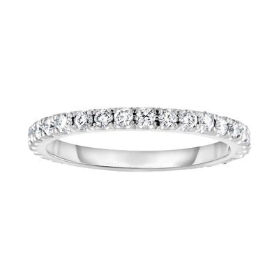 1.31ct Lab-Grown Round Diamond Eternity Band, Platinum
